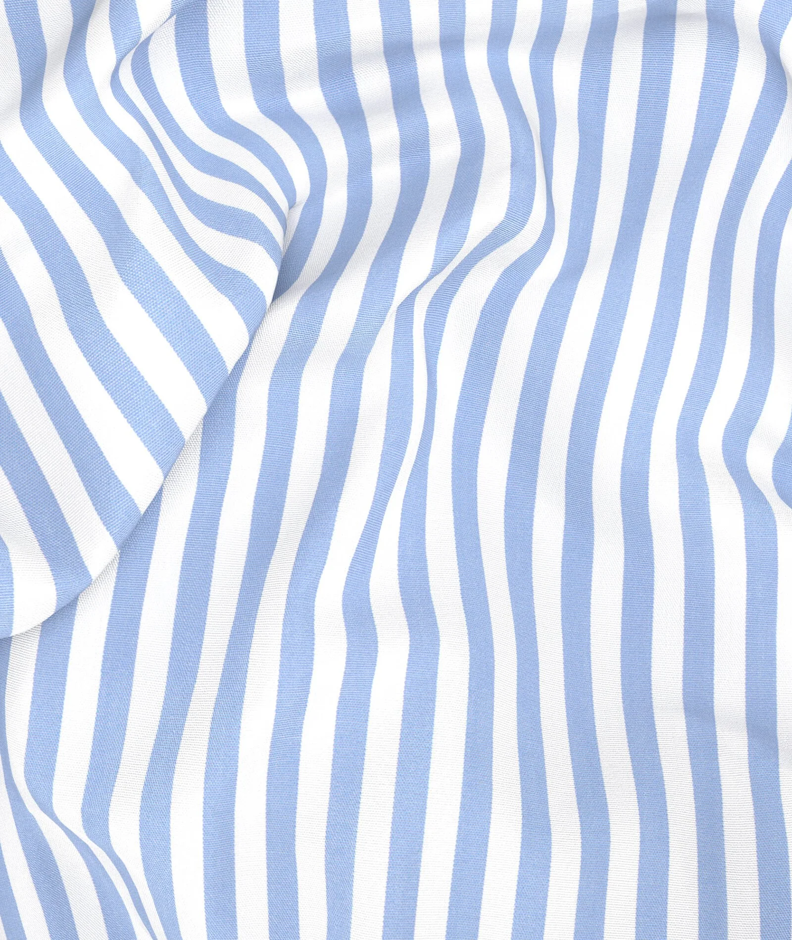 A righe azzurre in cotone - Image 3