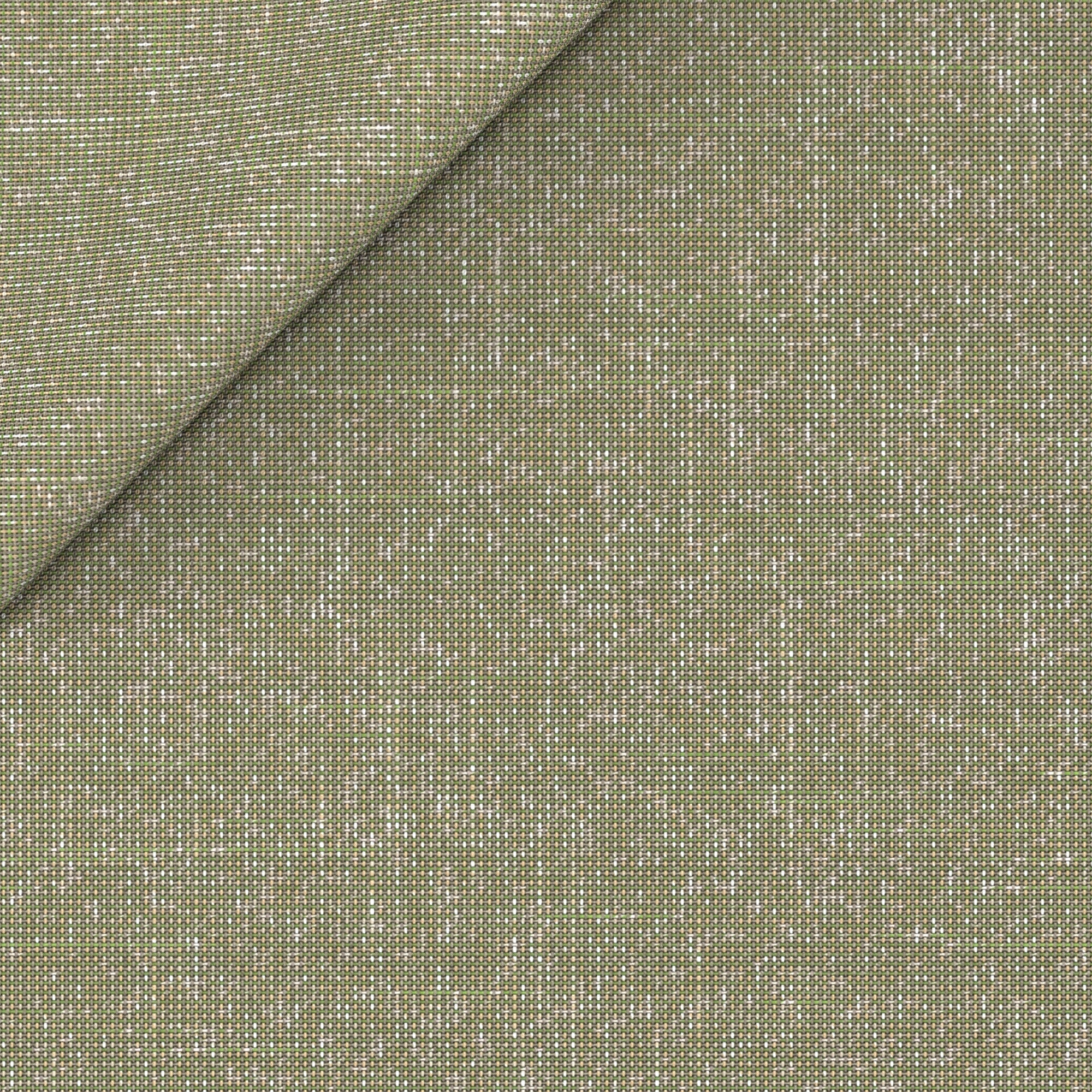 Abito in lana seta lino verde chiaro - Image 3