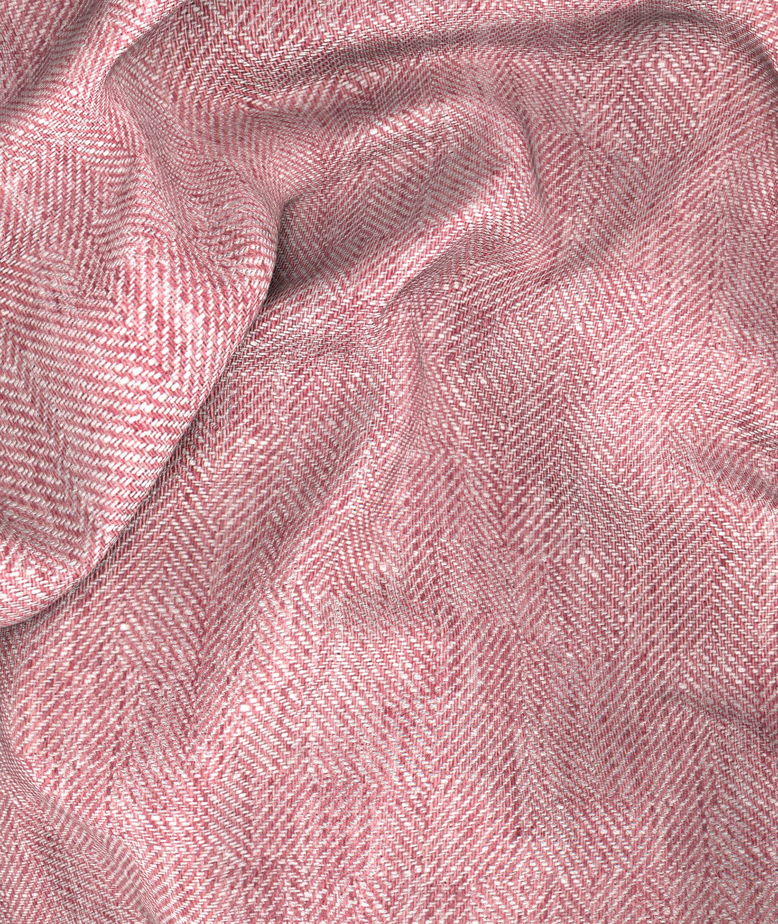 Abito in lino con fantasia resca rosa - Image 4