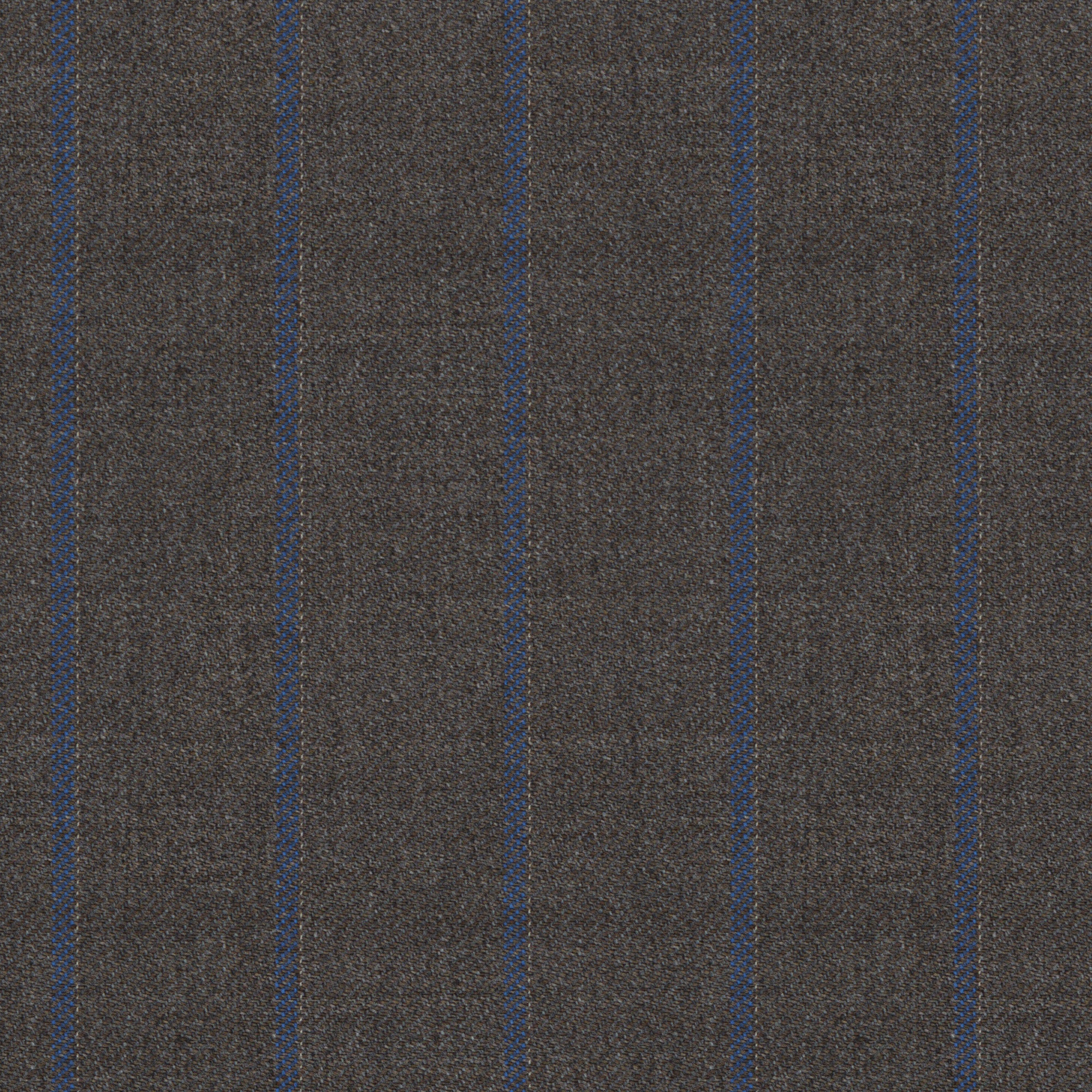 Abito marrone con gessatura blu - Image 4