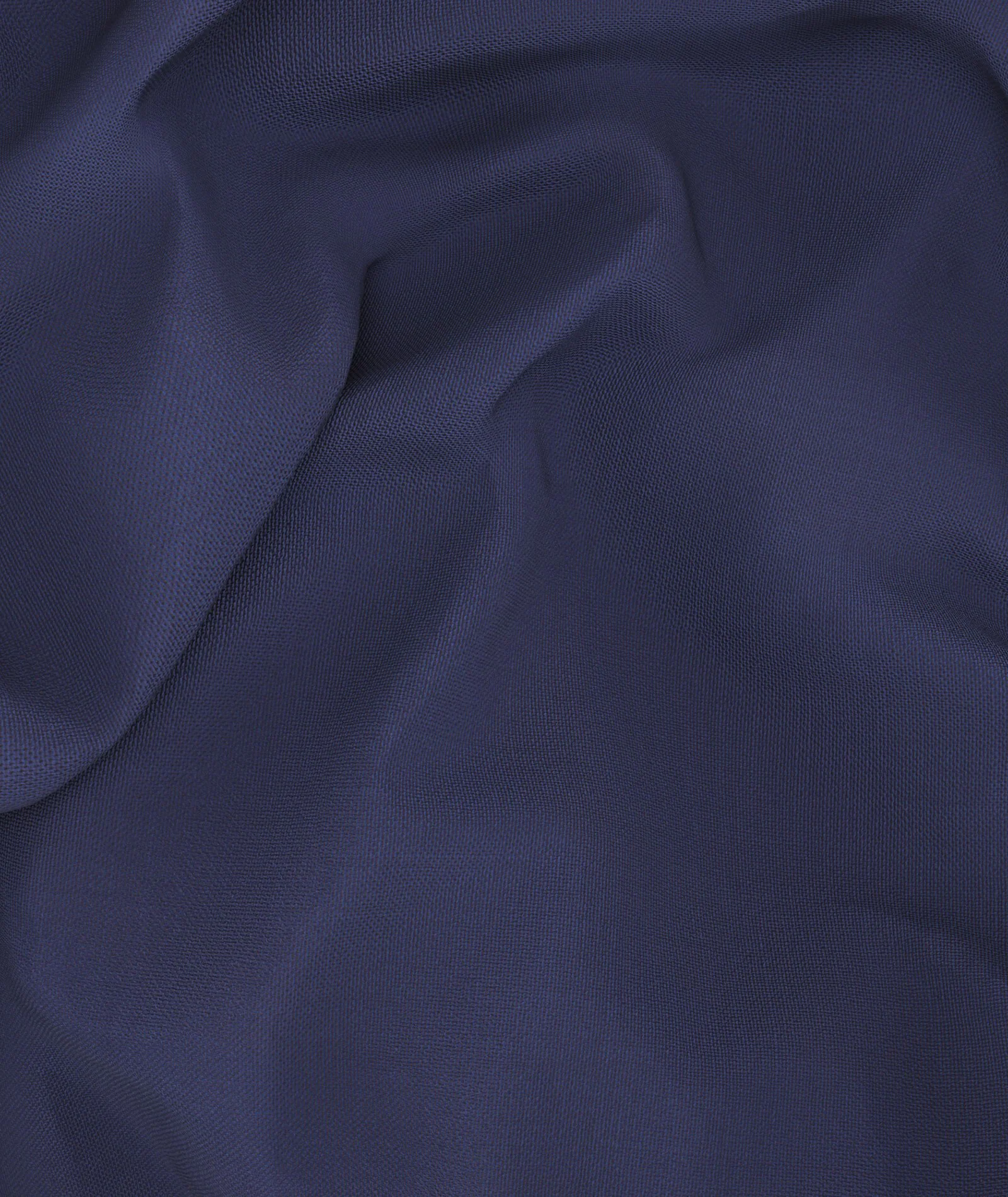 Abito Signature in lana natural stretch blu - Image 3
