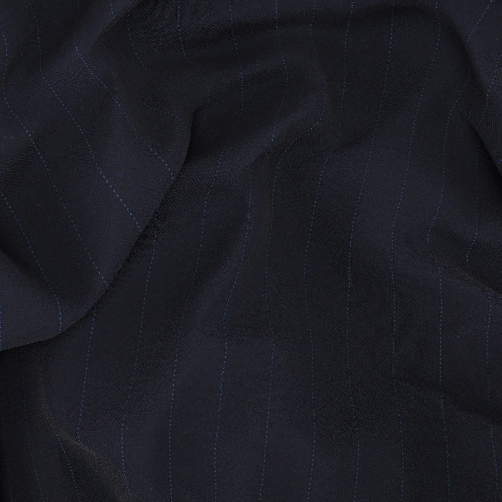Abito Signature in lana Super 170's gessato blu e azzurro - Image 4