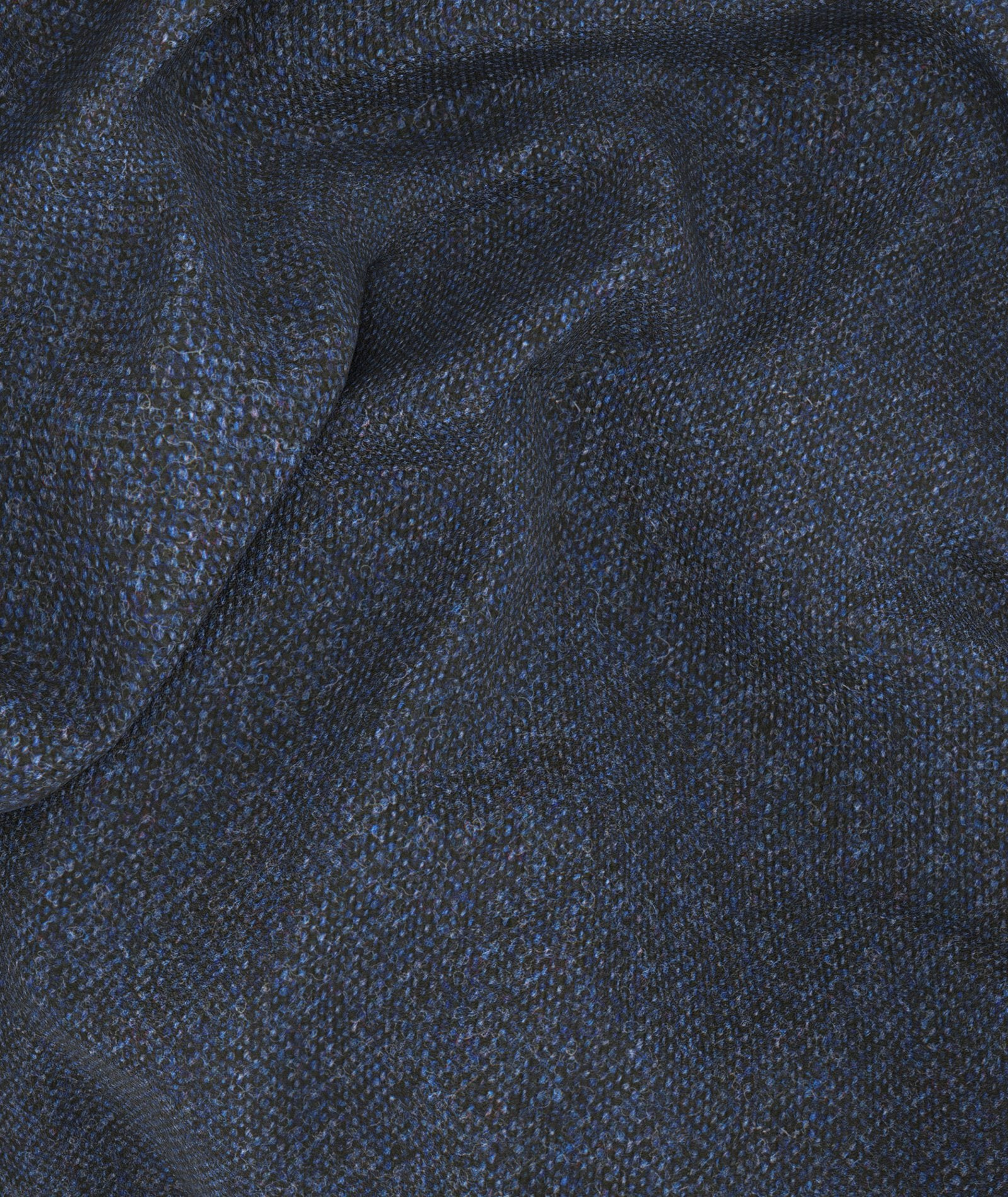 Abito Su Misura da uomo in lana shetland cashmere blu - Image 3