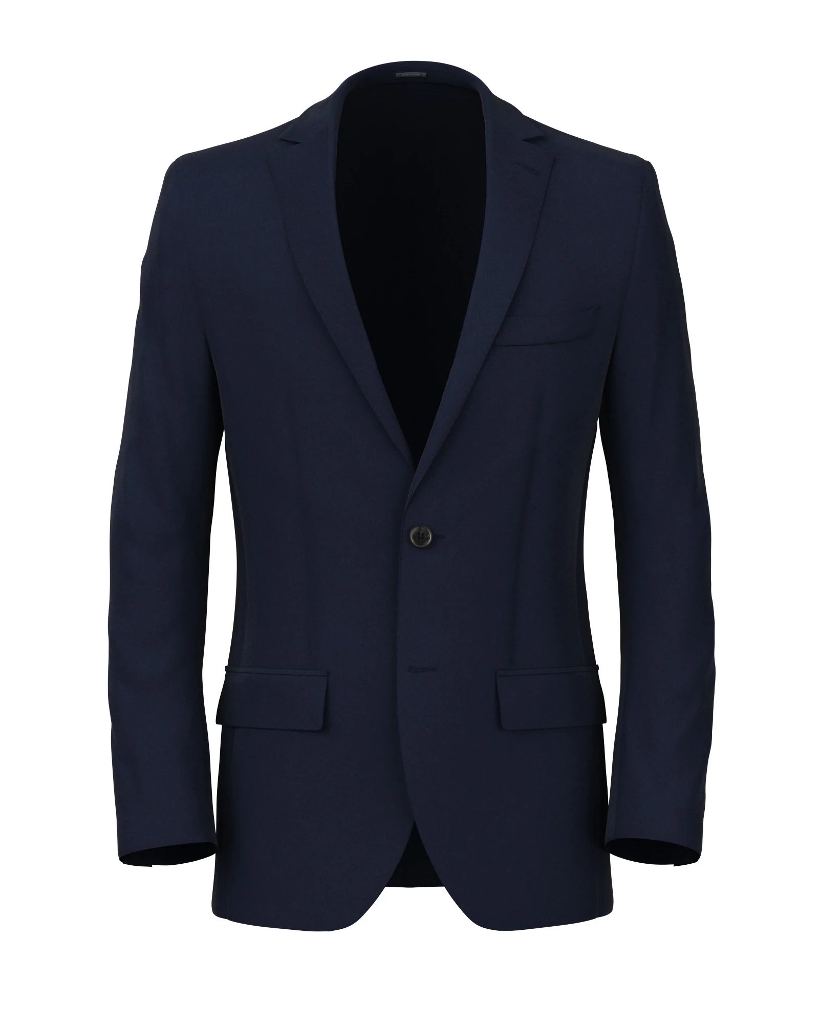 Blazer Blu in Twill di Cotone stretch