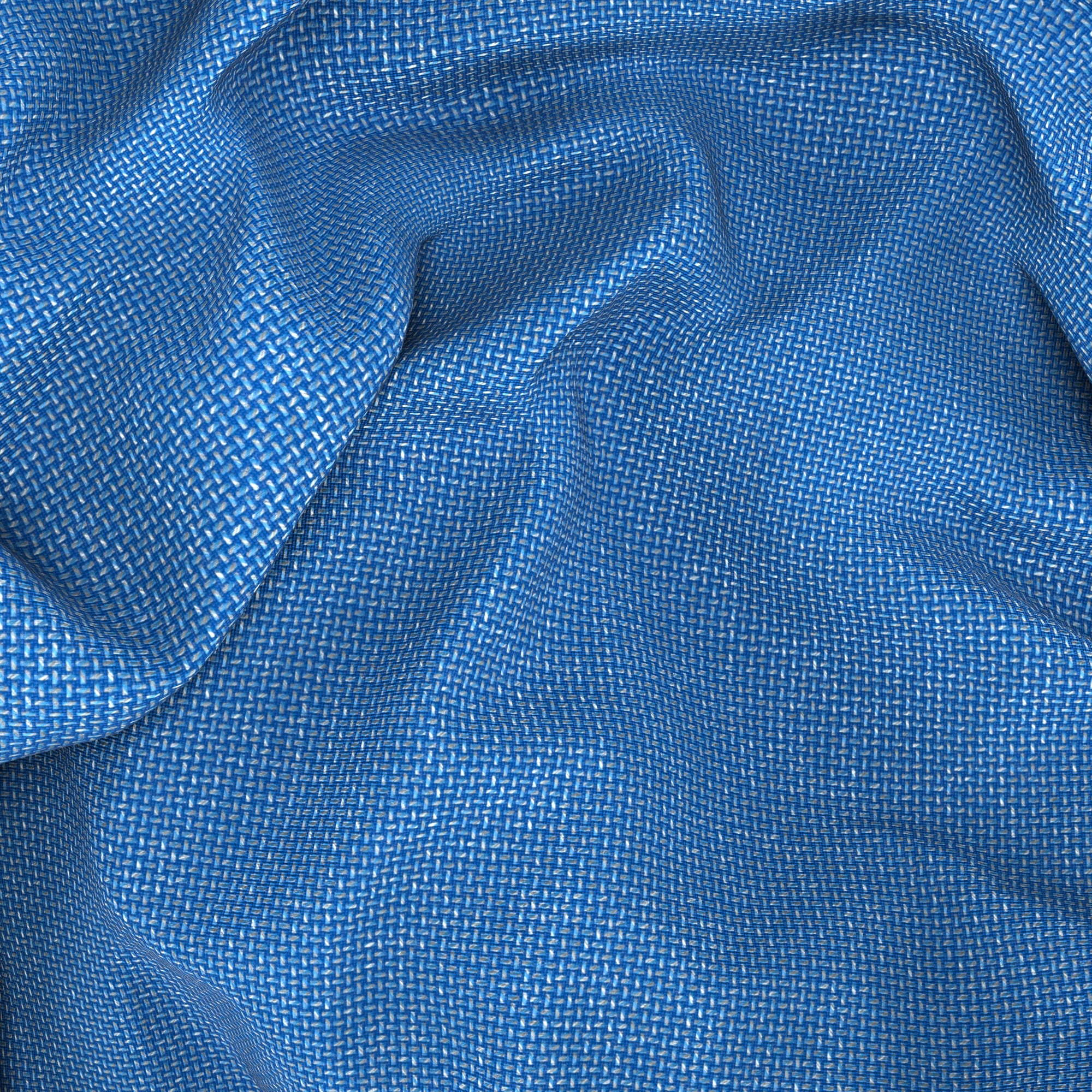 Blazer Hopsack natural stretch azzurro - Image 3