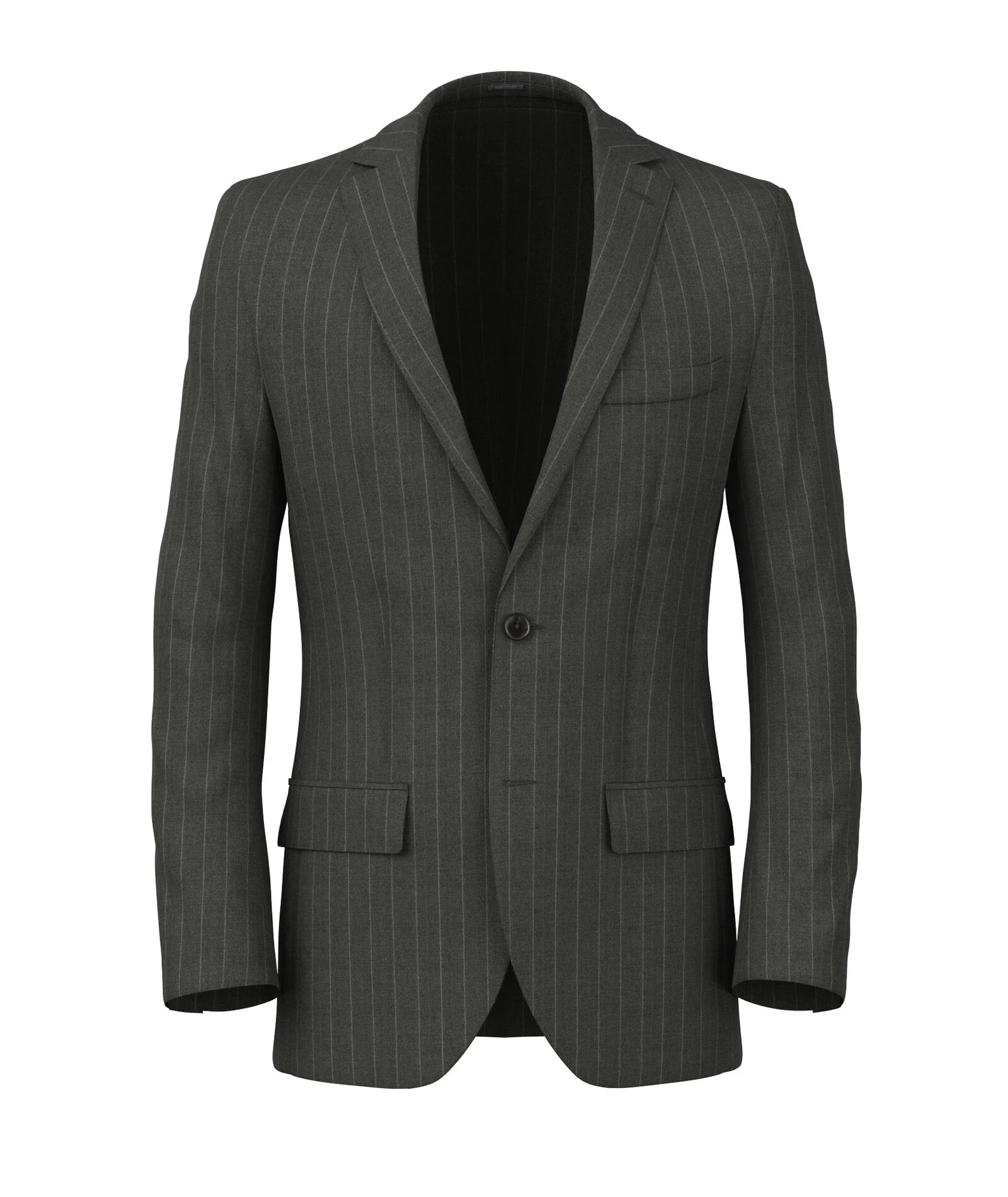 Blazer Icon Gessato Grigio