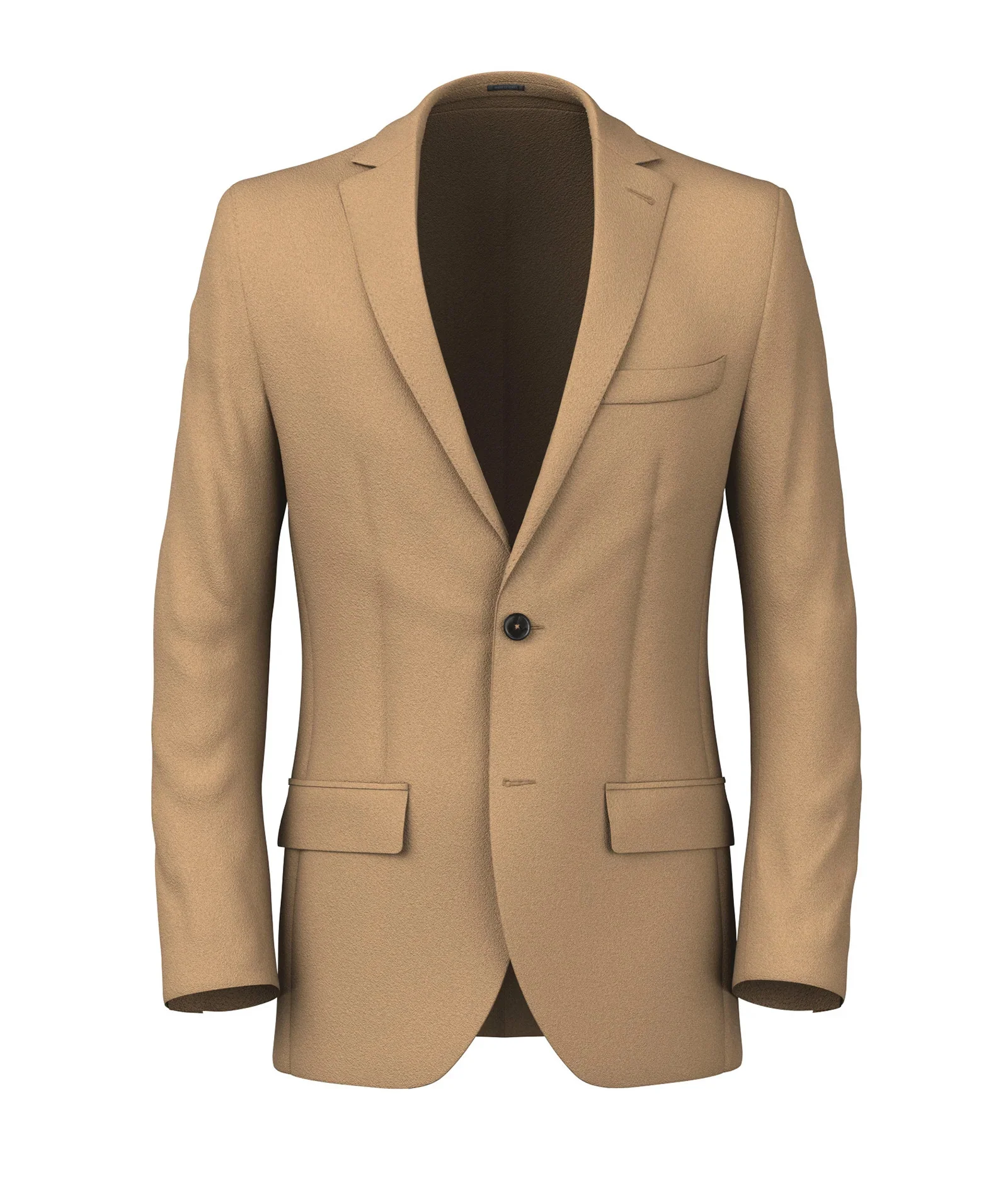 Blazer in cashmere cammello