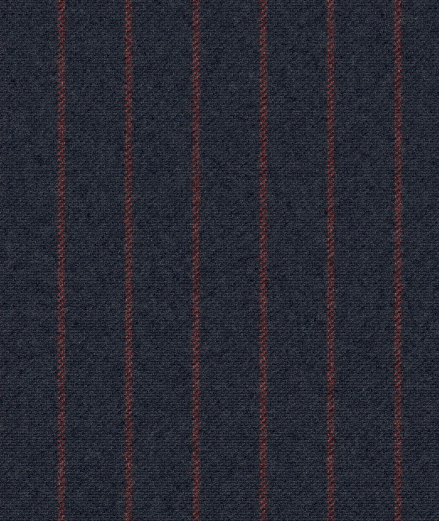 Blazer in flanella gessata rossa su fondo blu navy - Image 3