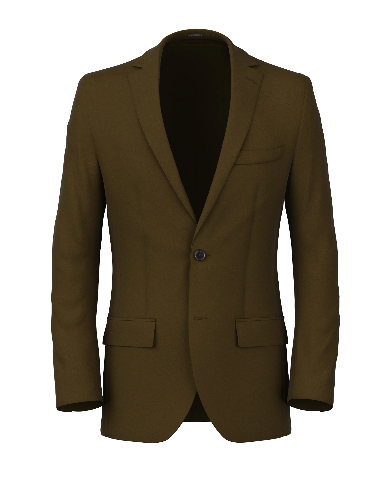 Blazer in lana lino marrone