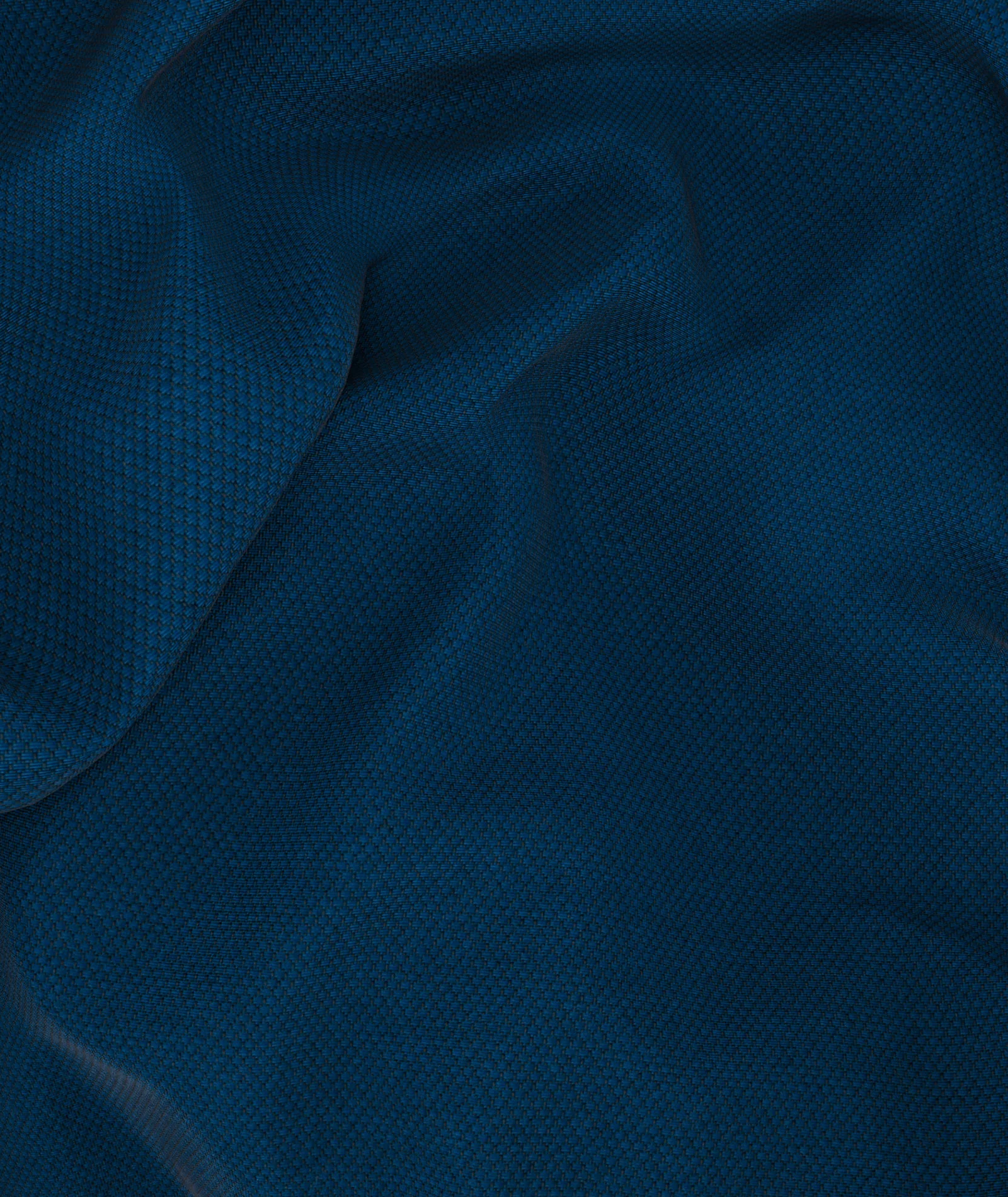 Blazer in lana microdesign blu - Image 4