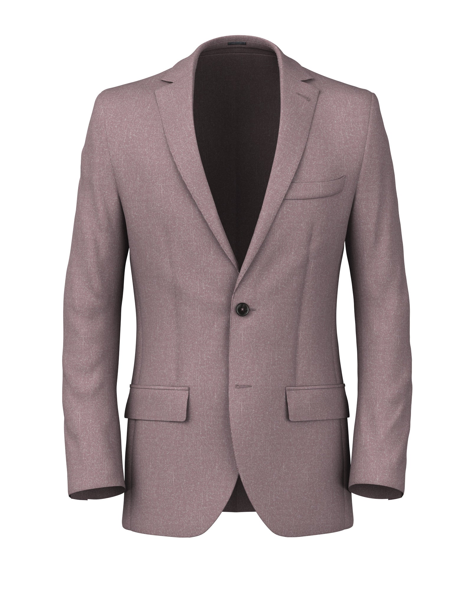 Blazer in lana seta lino rosa