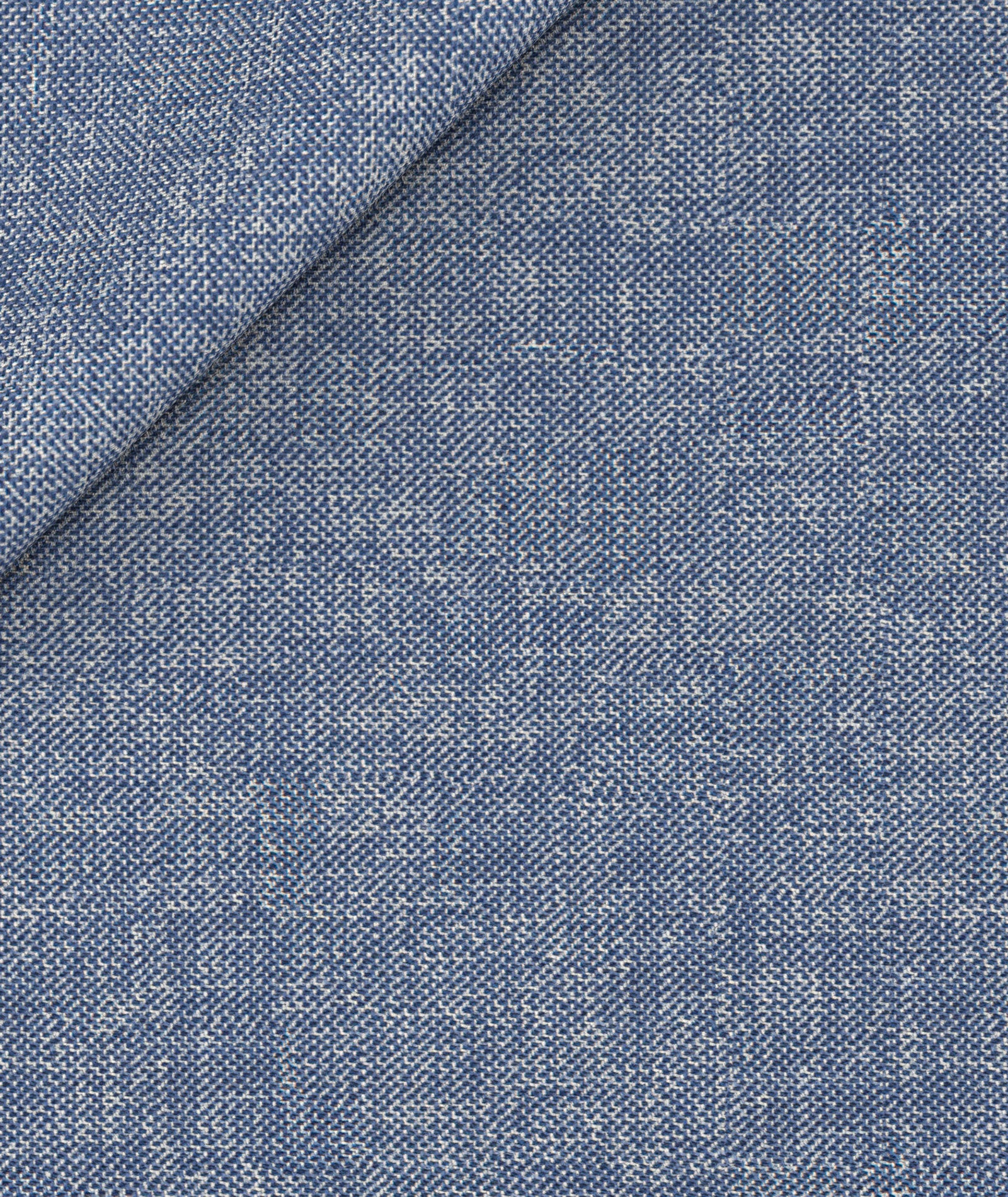 Blazer in twill di lana azzurro effetto graffiato - Image 3