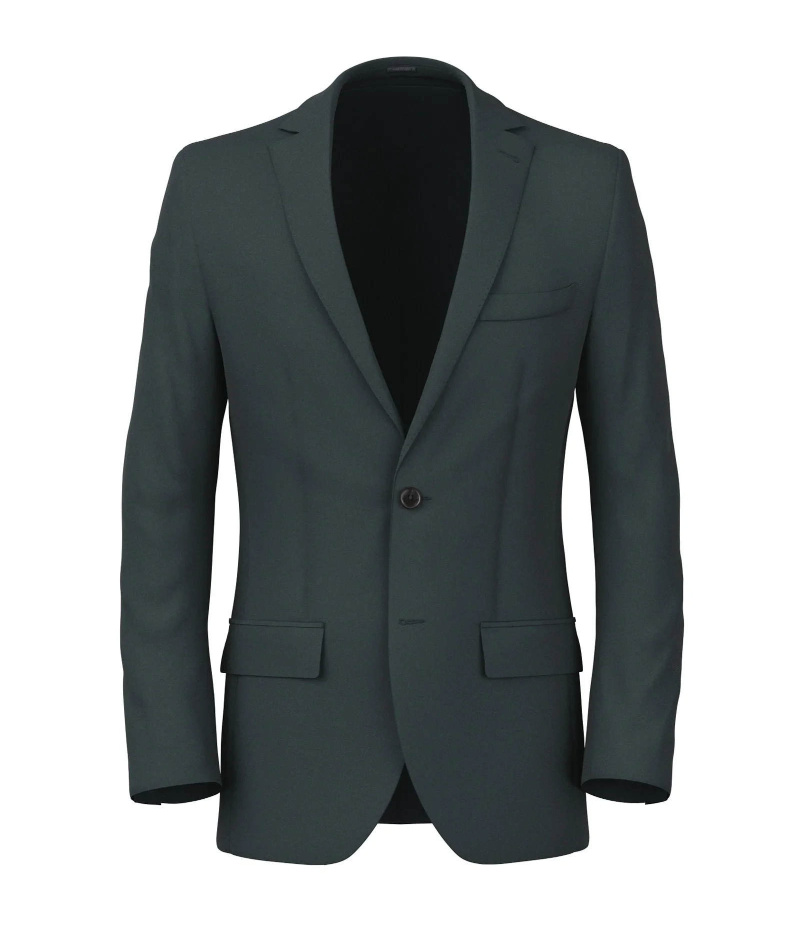 Blazer lana verde scuro