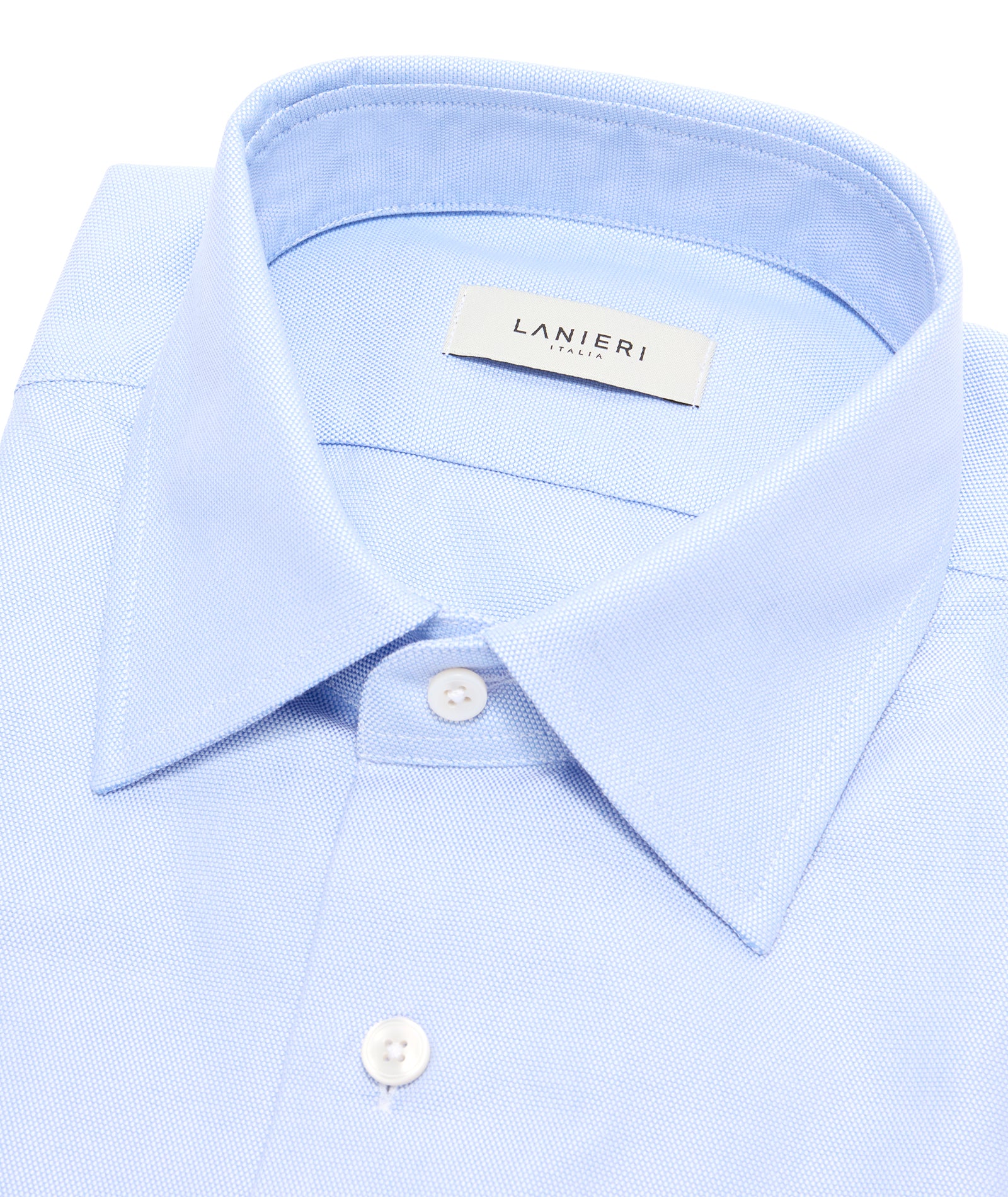 Camicia Azzurra in Oxford di Cotone - Image 3