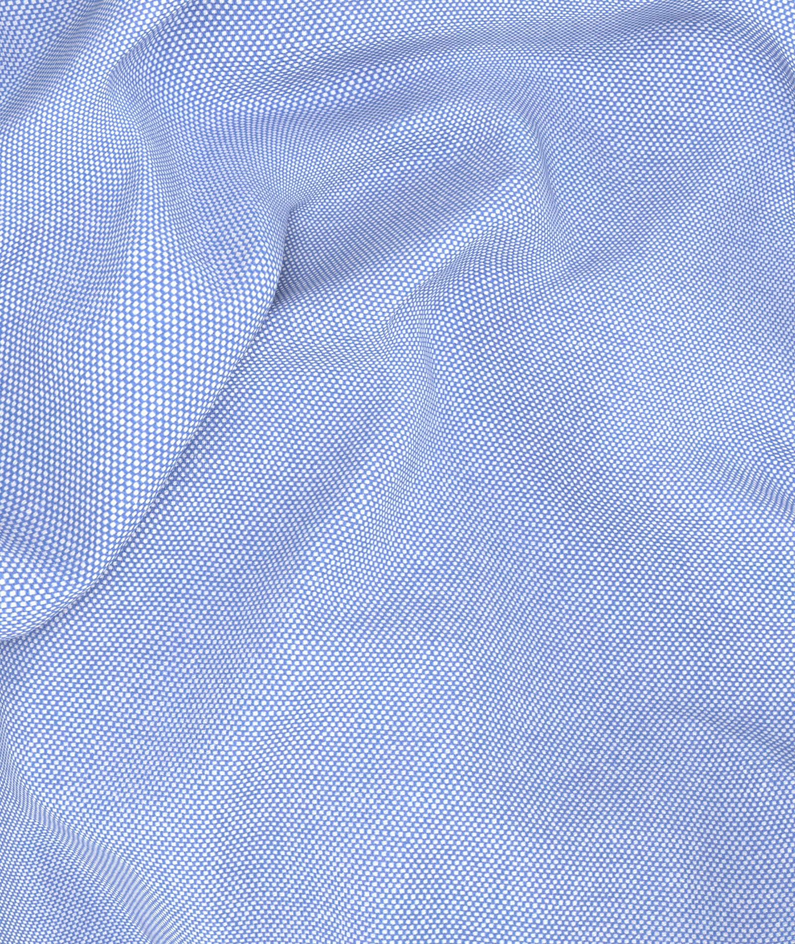 Camicia Azzurra in Oxford di Cotone - Image 5