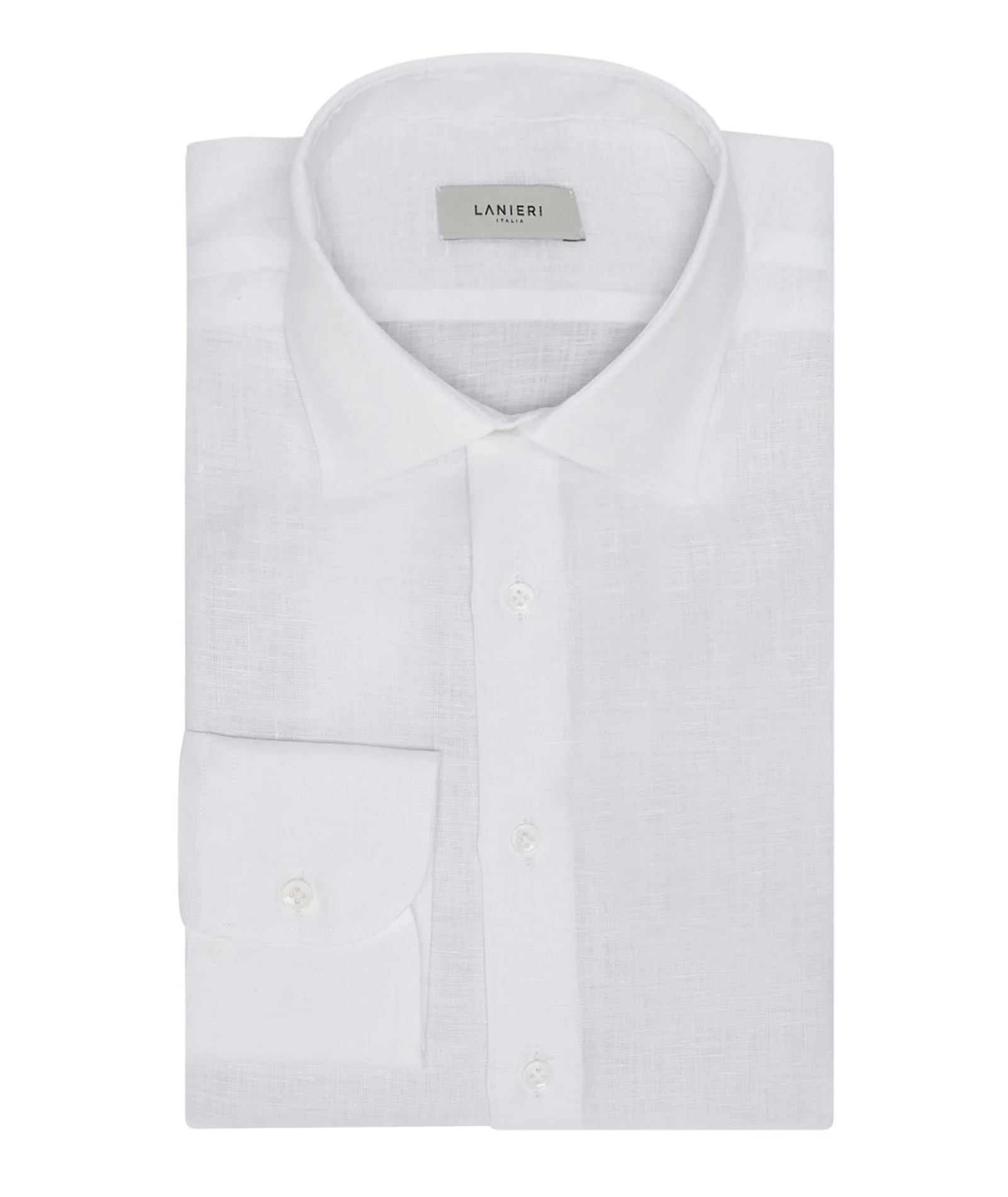 Camicia bianca in puro lino - Image 2