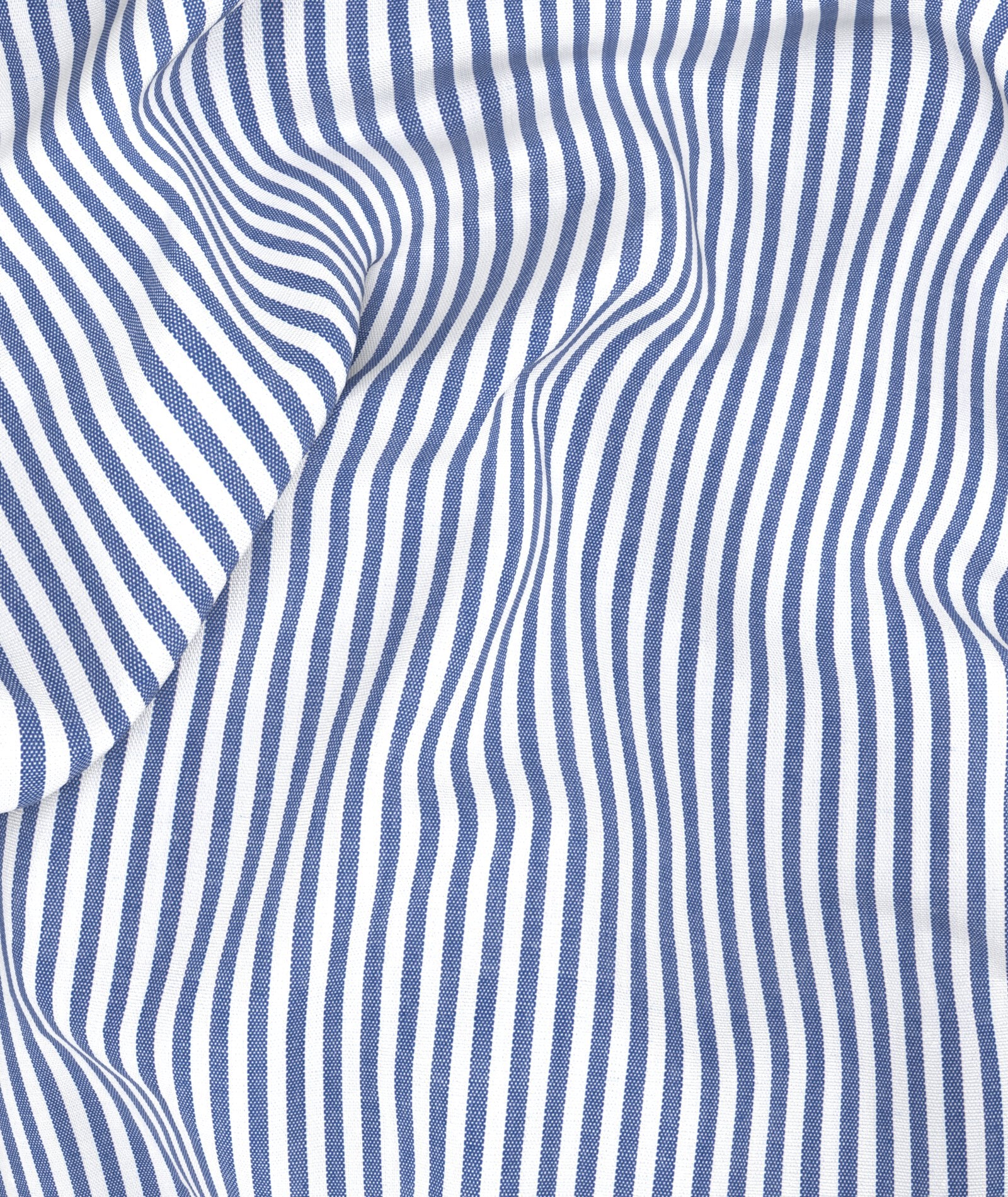 Camicia Easy Iron Blu Righe - Image 5