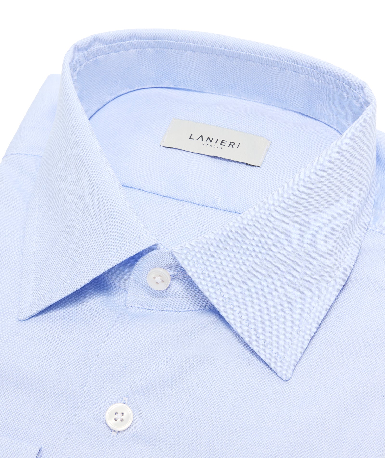 Camicia Icon Azzurra Oxford Cotone - Image 3