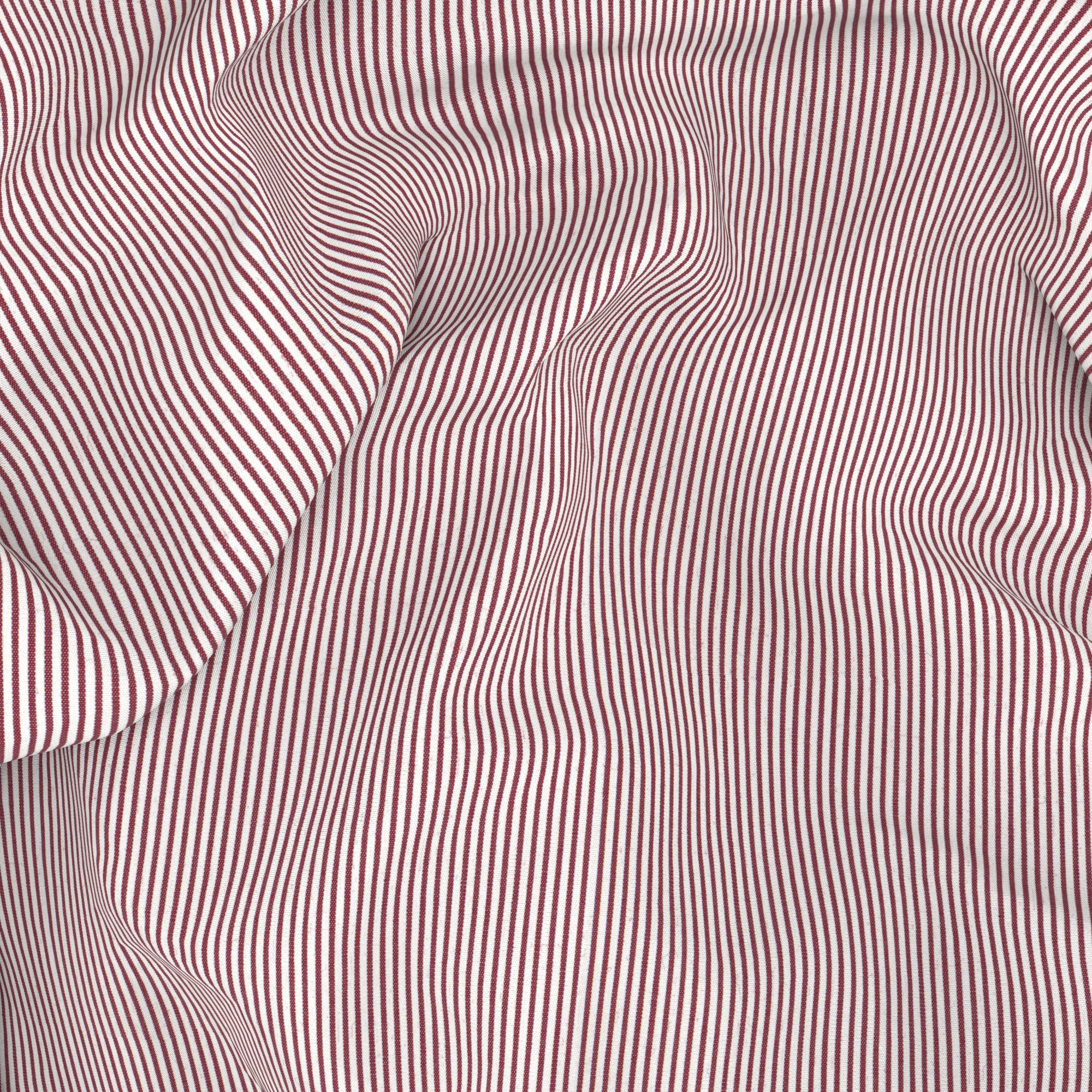 Camicia in cotone a righe rosse - Image 7