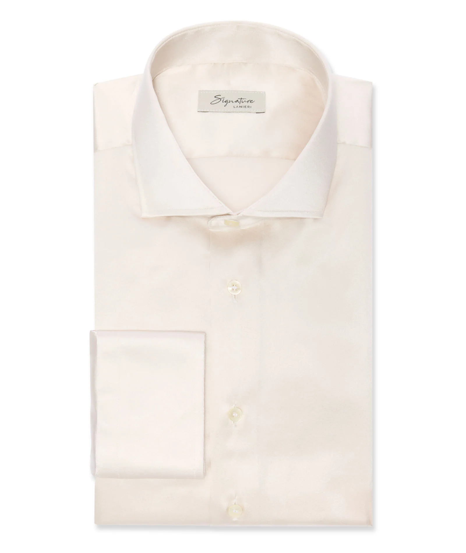 Camicia in seta color avorio - Image 4