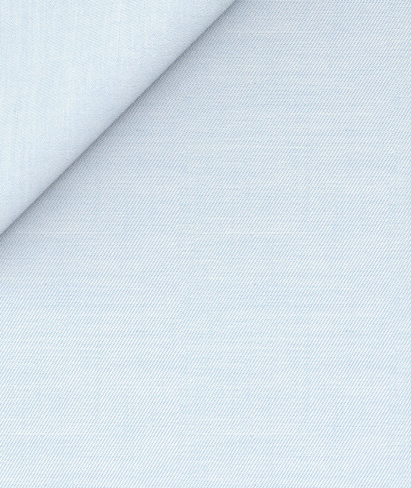 Camicia azzurra in twill di cotone - Image 5