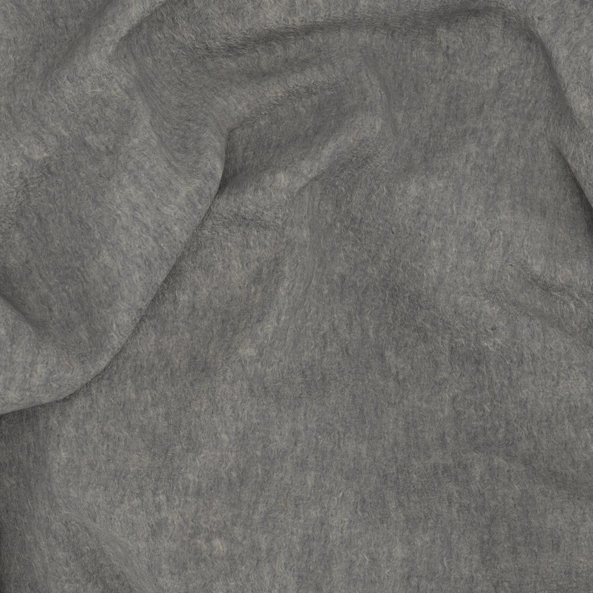 Cappotto Signature a pelo in yak color grigio chiaro - Image 3