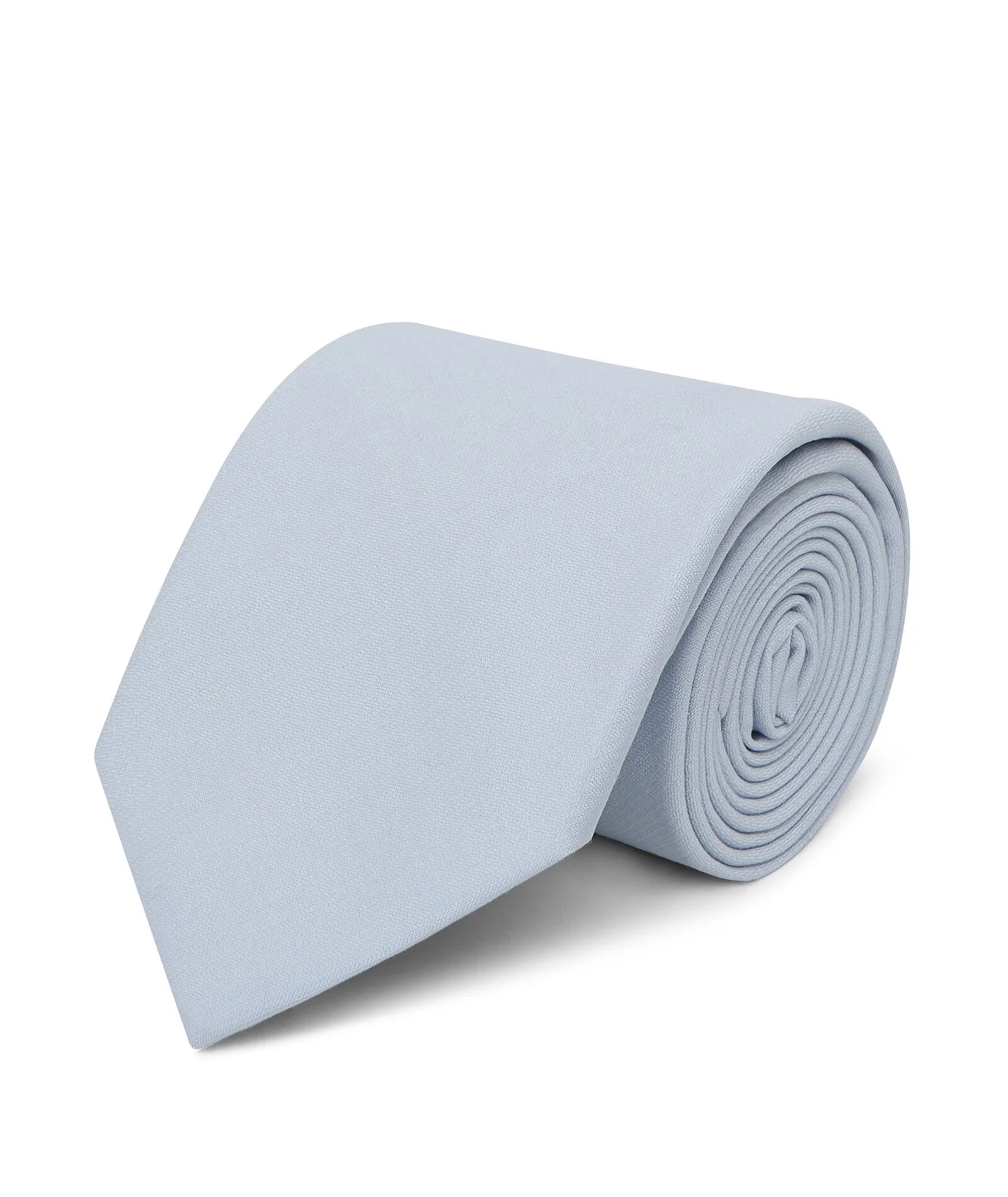 Cravatta in lana color azzurro ghiaccio