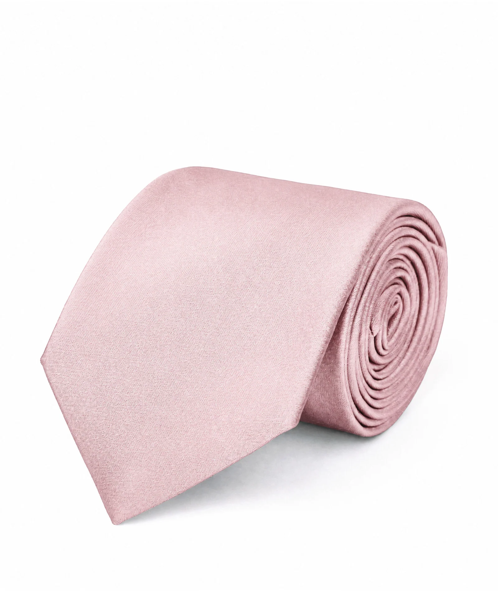 Cravatta in raso di seta rosa