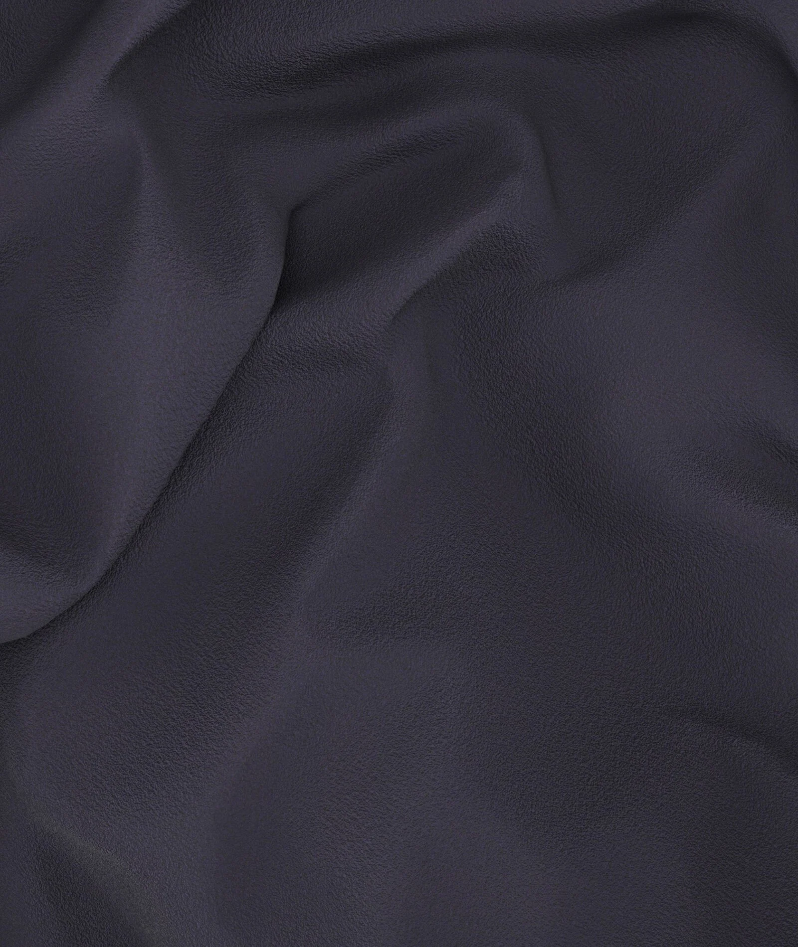Flanella di lana stretch blu - Image 3