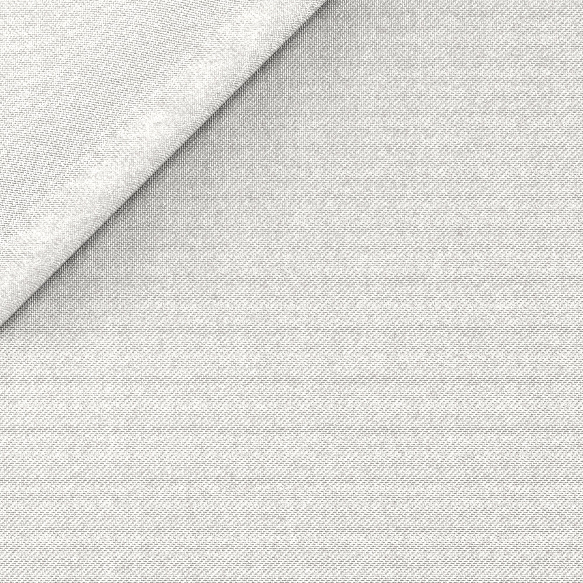 Giacca grigio chiaro mélange in twill di lana - Image 2