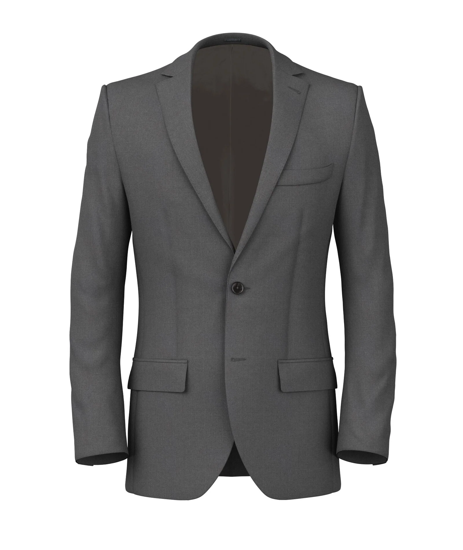 Giacca Grigio Tela Pura Lana Merino