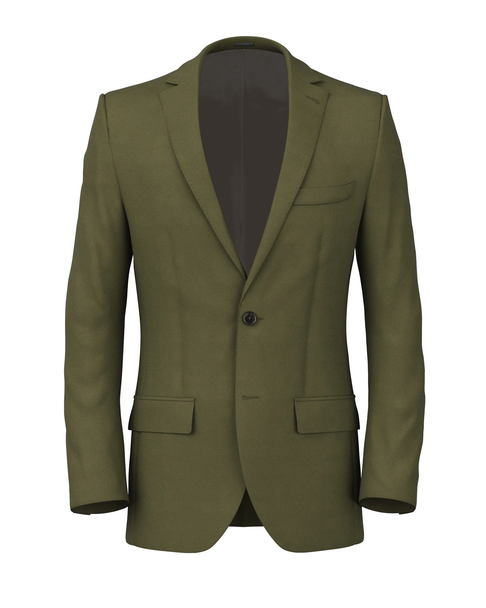 Giacca in cotone stretch verde salvia