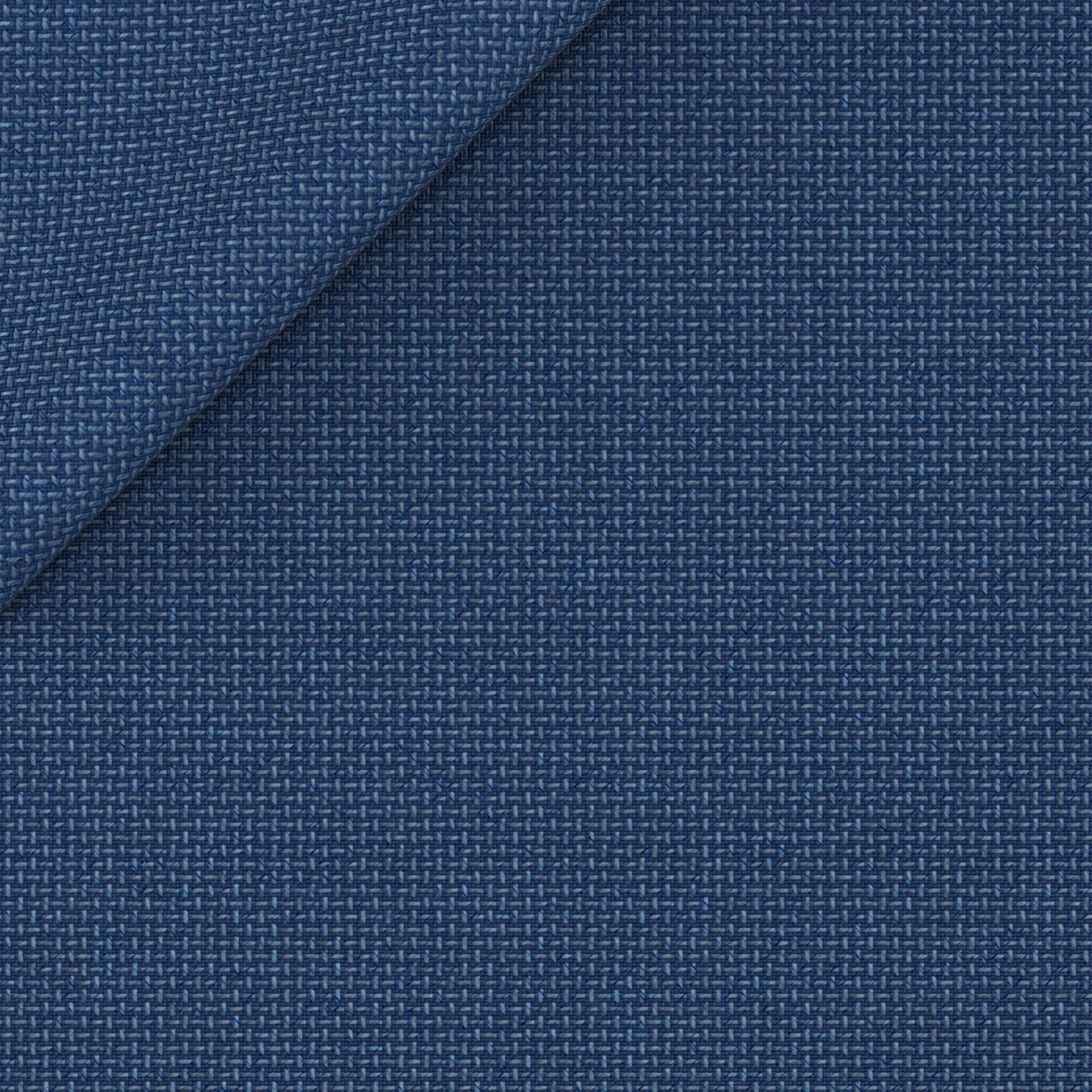 Giacca in lana hopsack natural stretch blu - Image 2