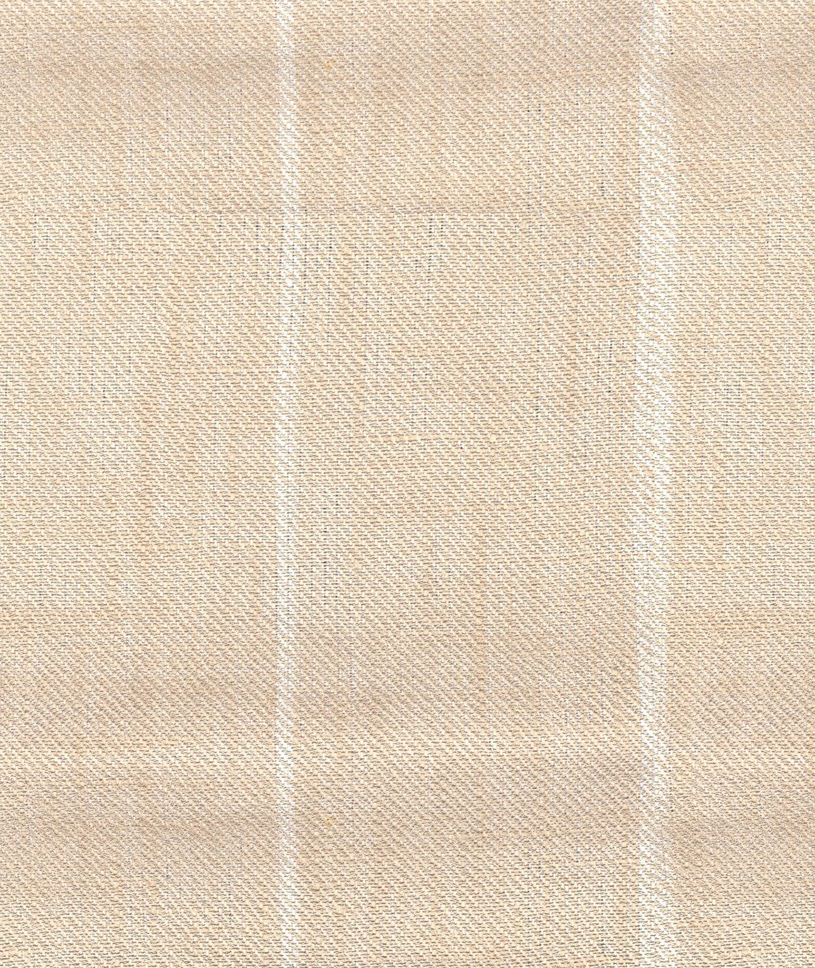 Giacca in lino gessato panna - Image 2