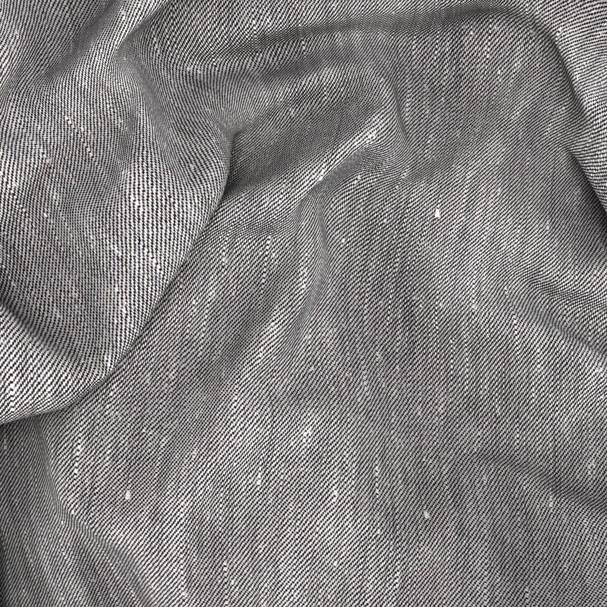 Giacca in lino lana grigio effetto denim - Image 3