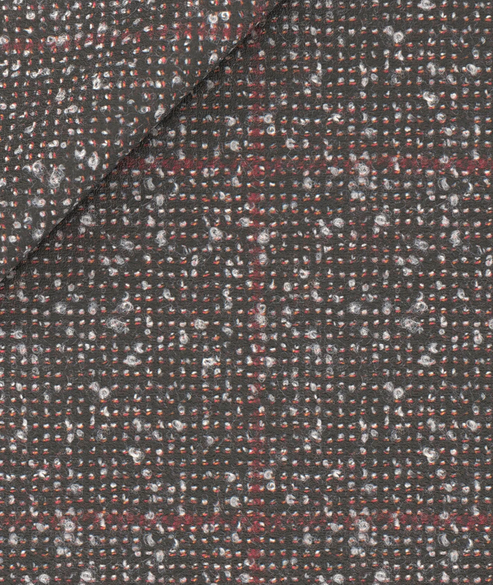 Giacca Marrone in Hopsack di Lana e Cashmere - Image 2