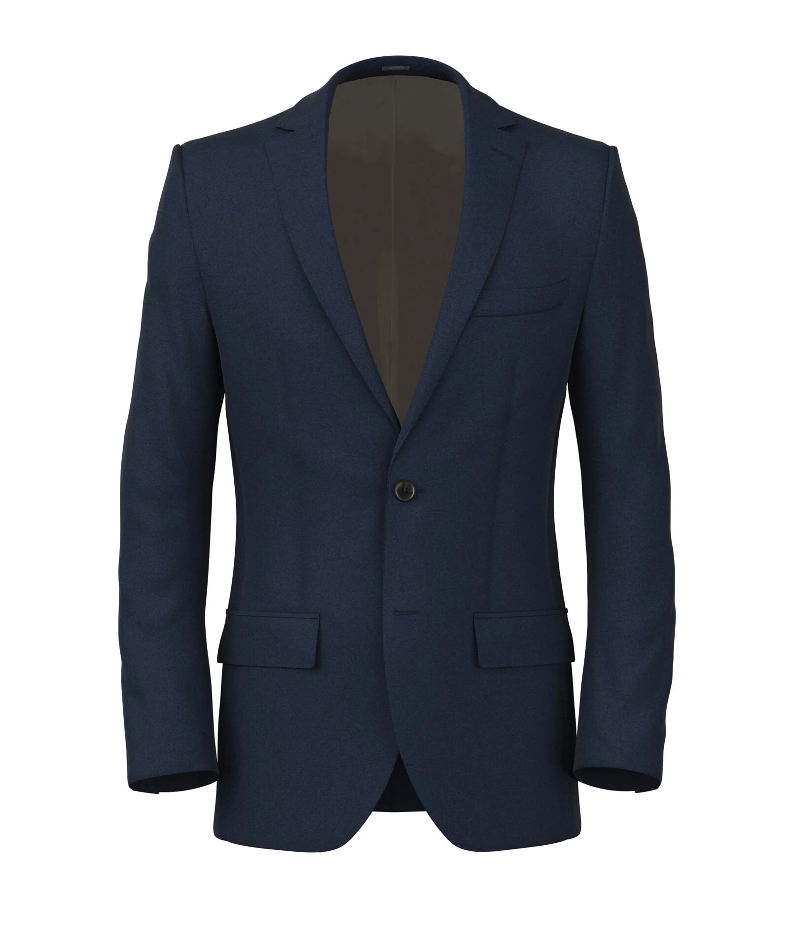 Giacca Su Misura da Uomo blu denim in lana