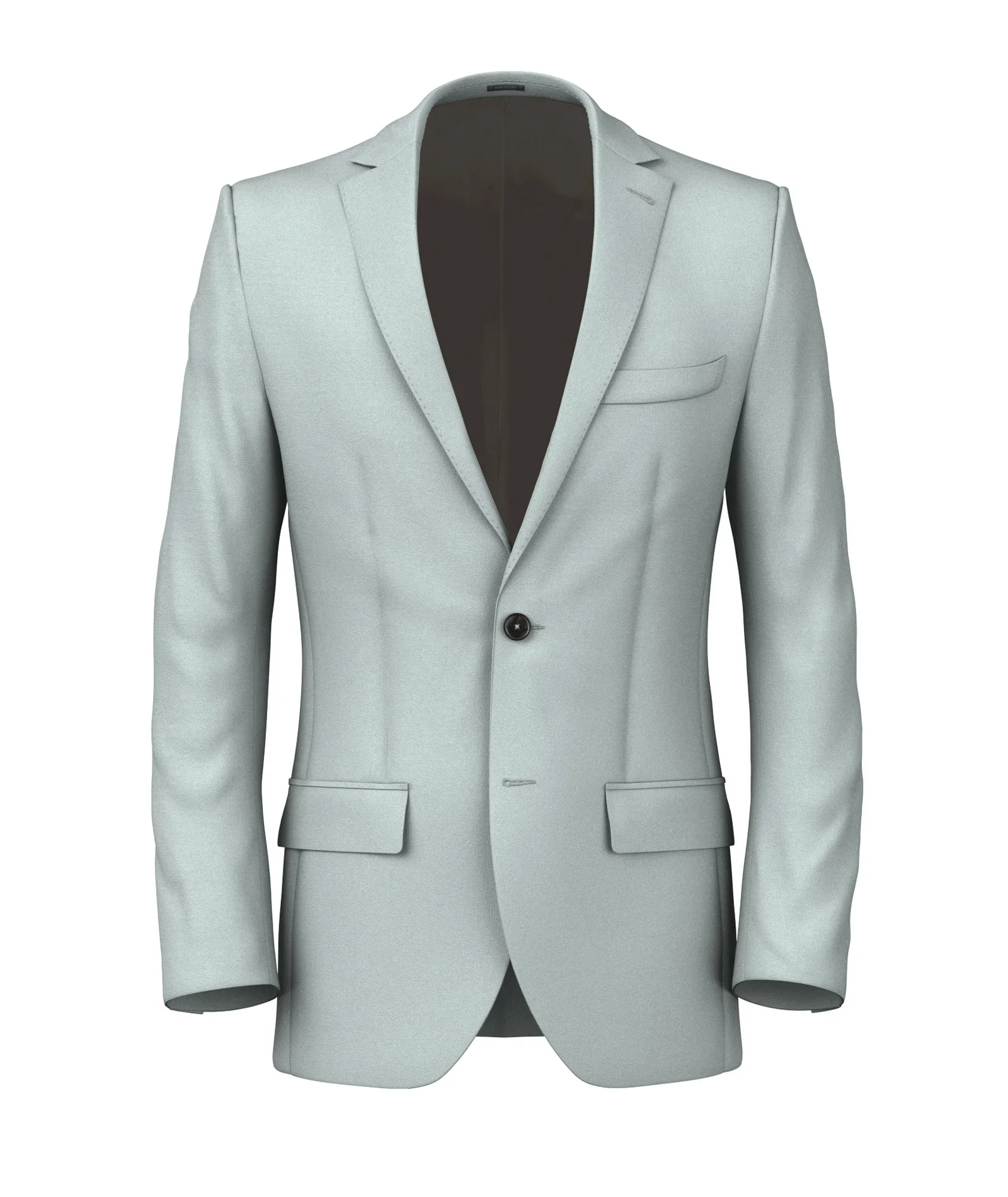 Giacca Su Misura da uomo ghiaccio in twill di lana