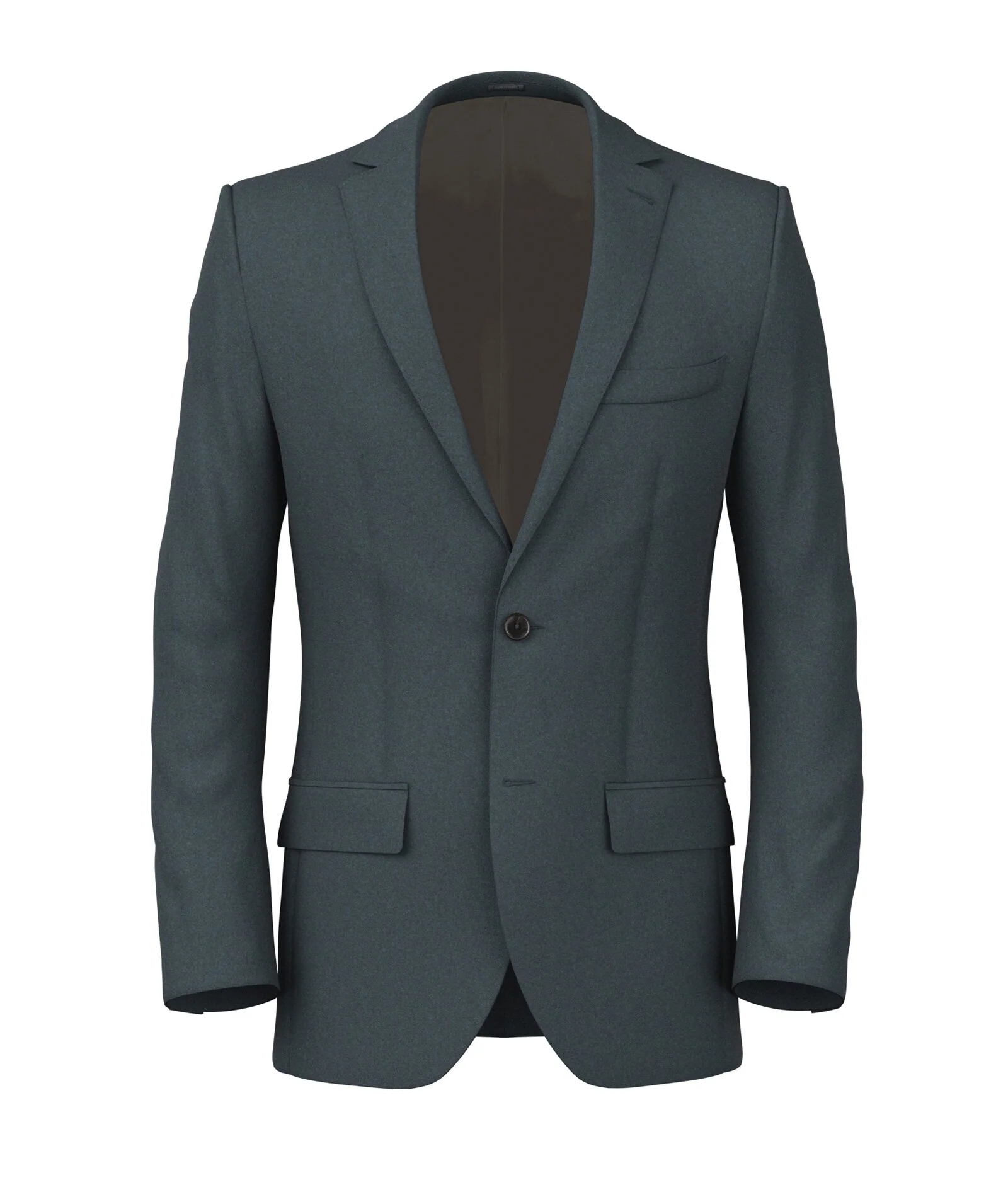 Giacca Su Misura da Uomo in flanella di lana e cashmere blu