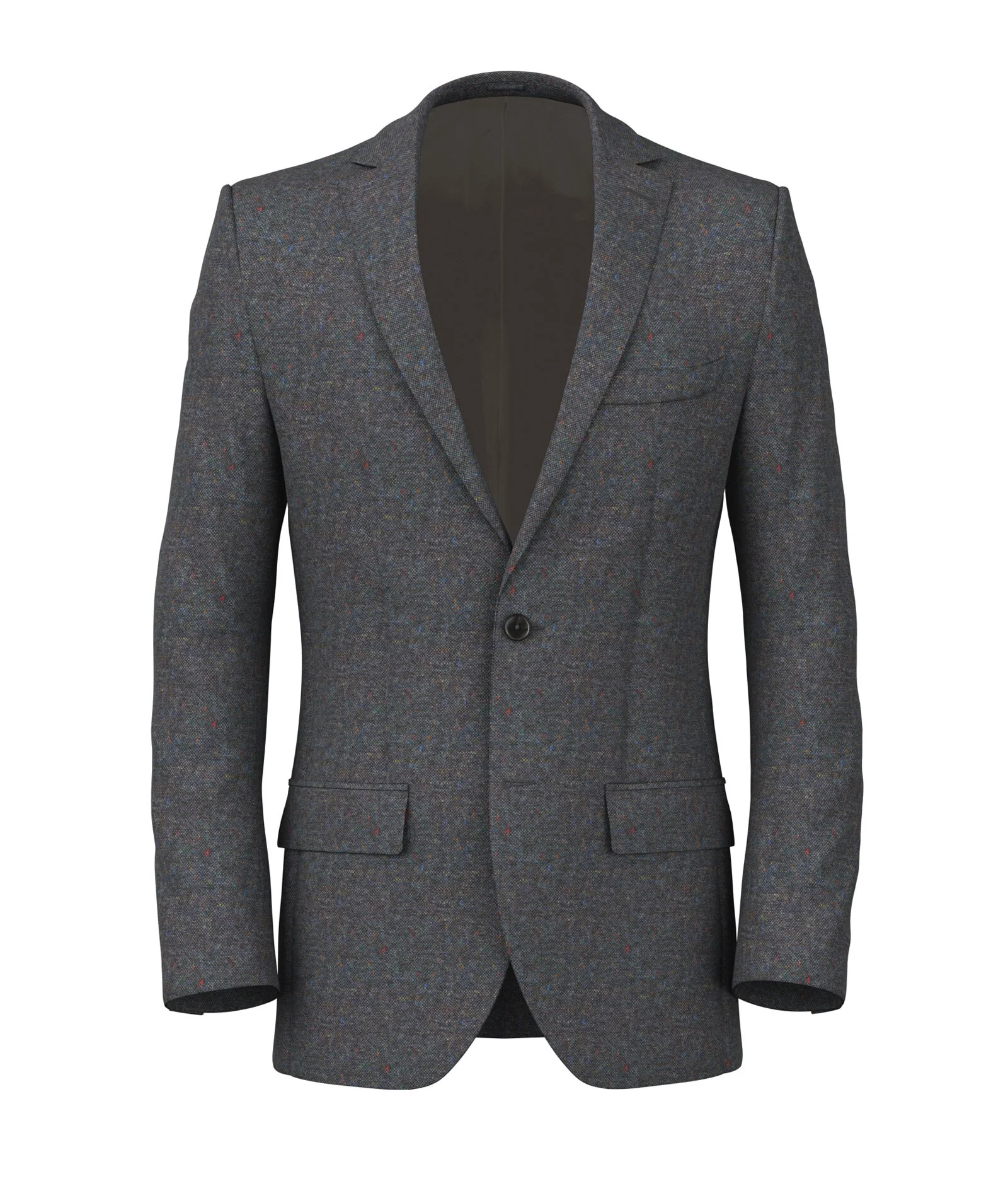 Giacca Su Misura da Uomo in lana knickerbocker color petrolio