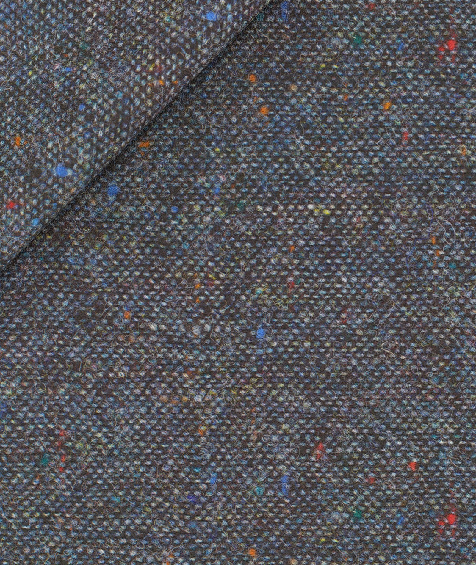 Giacca Su Misura da Uomo in lana knickerbocker color petrolio - Image 3
