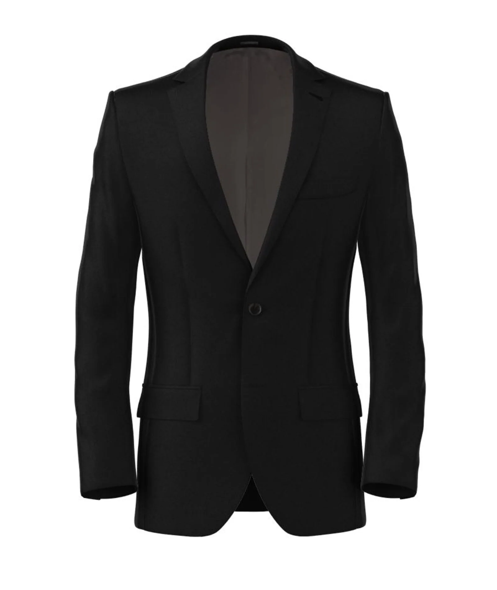 Giacca Twill Nero 100% Lana