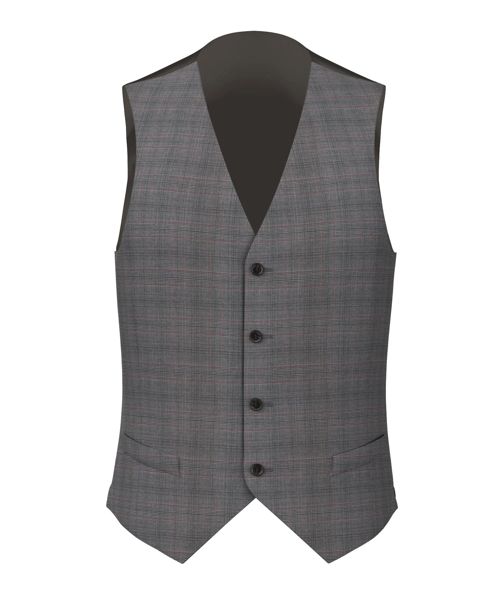 Gilet Grigio Natural Stretch 100% Lana Merino