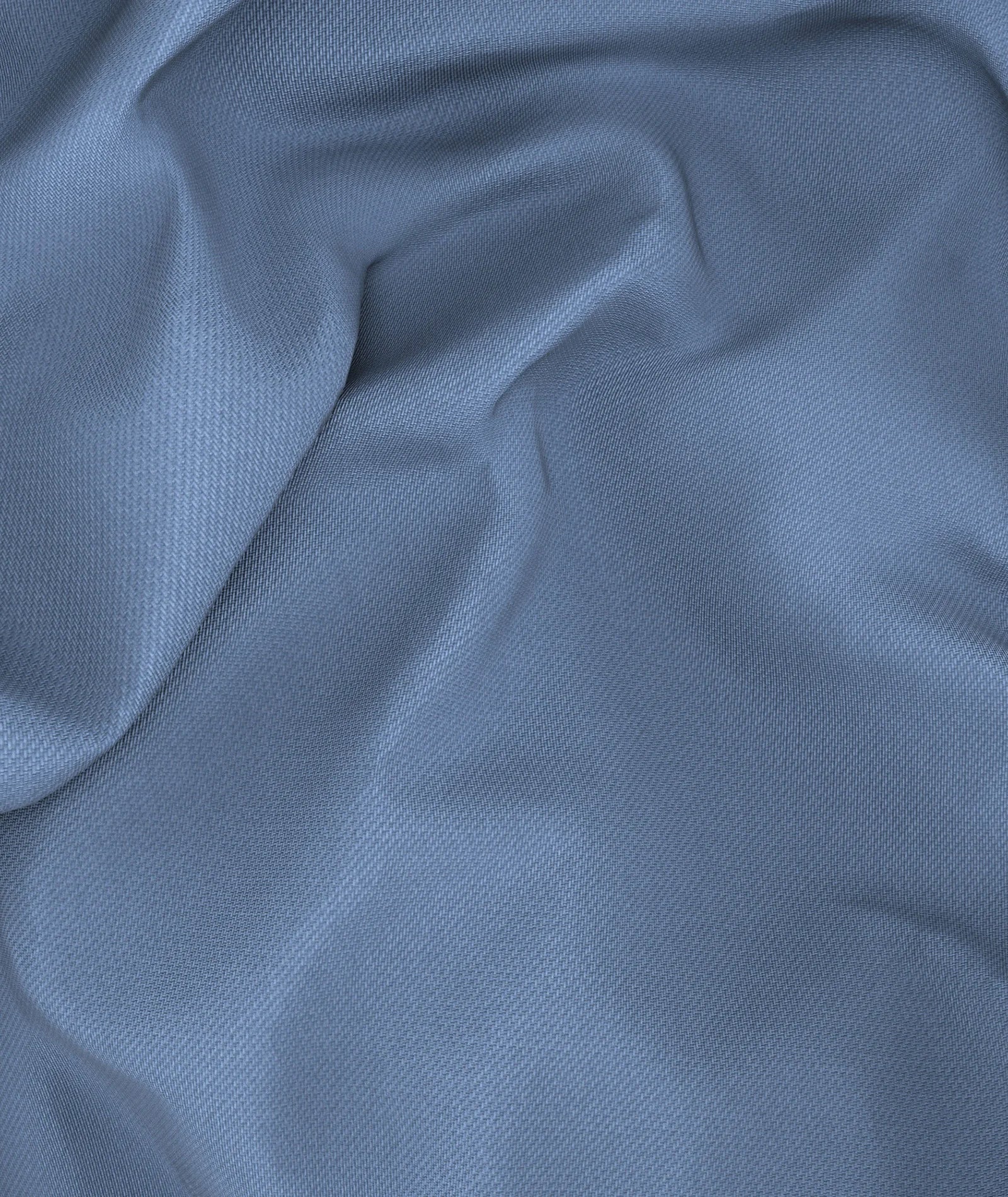 Gilet in flanella di lana azzurro polvere - Image 4