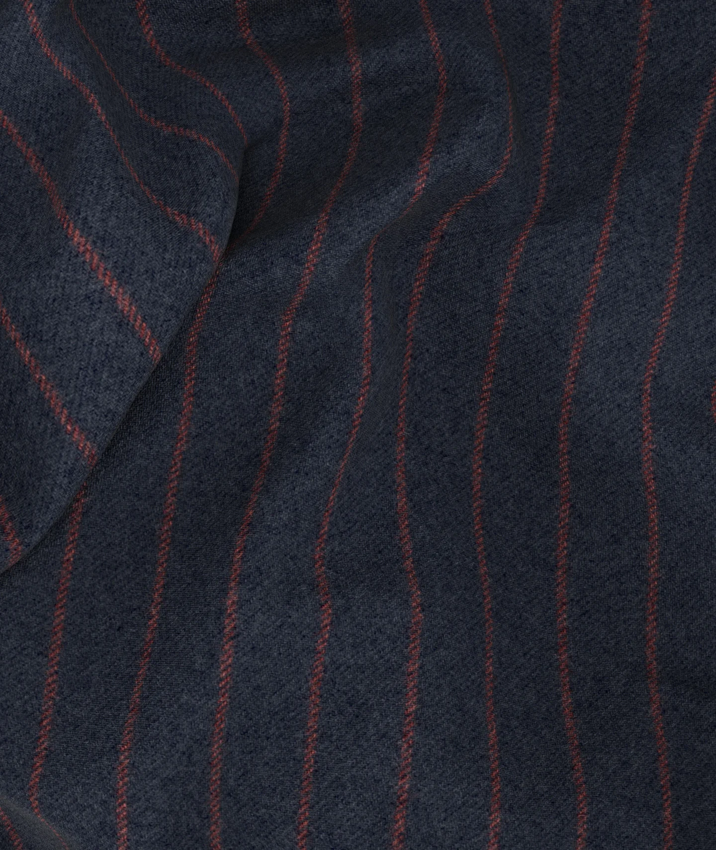 Gilet in flanella di lana gessato blu e rosso - Image 3
