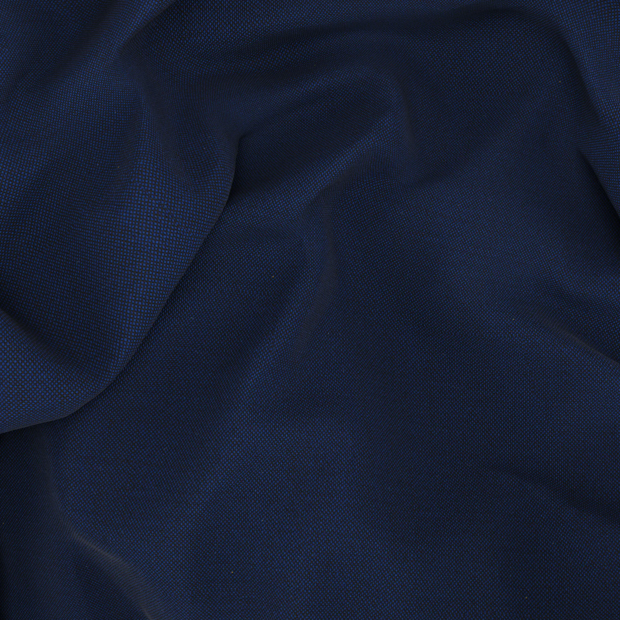 Gilet in lana e mohair blu - Image 3