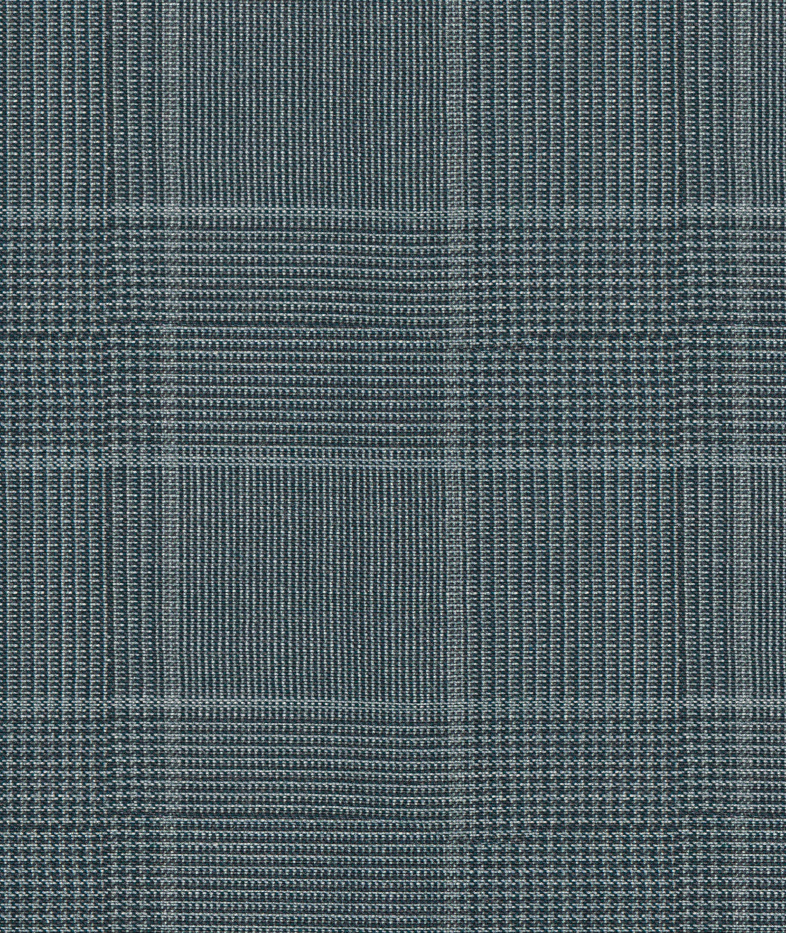 Gilet in lana-seta Principe di Galles grigio - Image 2