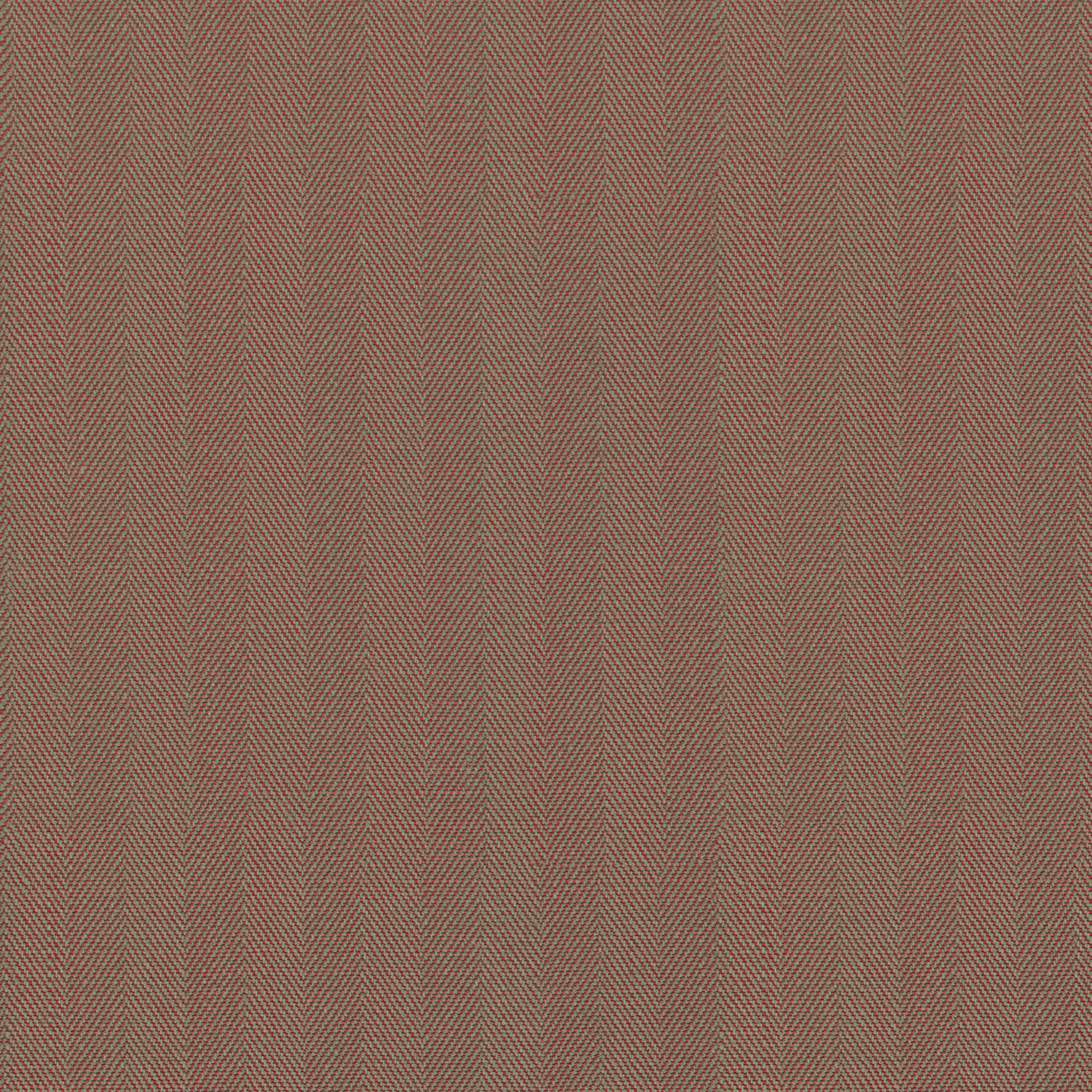 Gilet in lana solaro spigato khaki e rosso - Image 4
