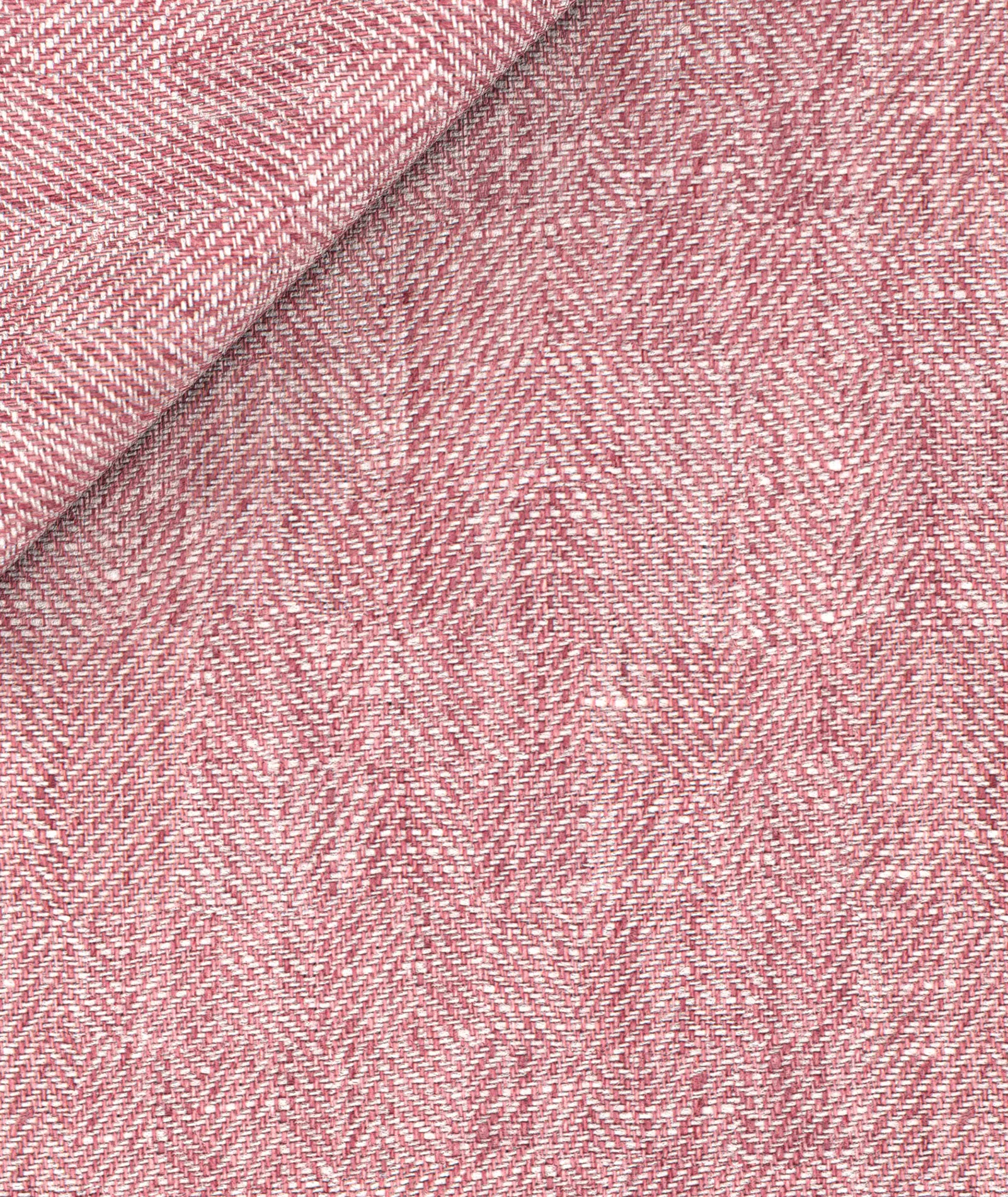 Gilet in lino con fantasia resca rosa - Image 3