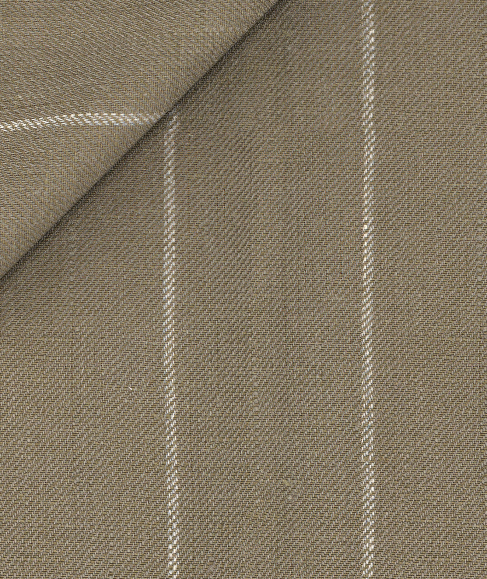 Gilet in lino gessato verde salvia - Image 3